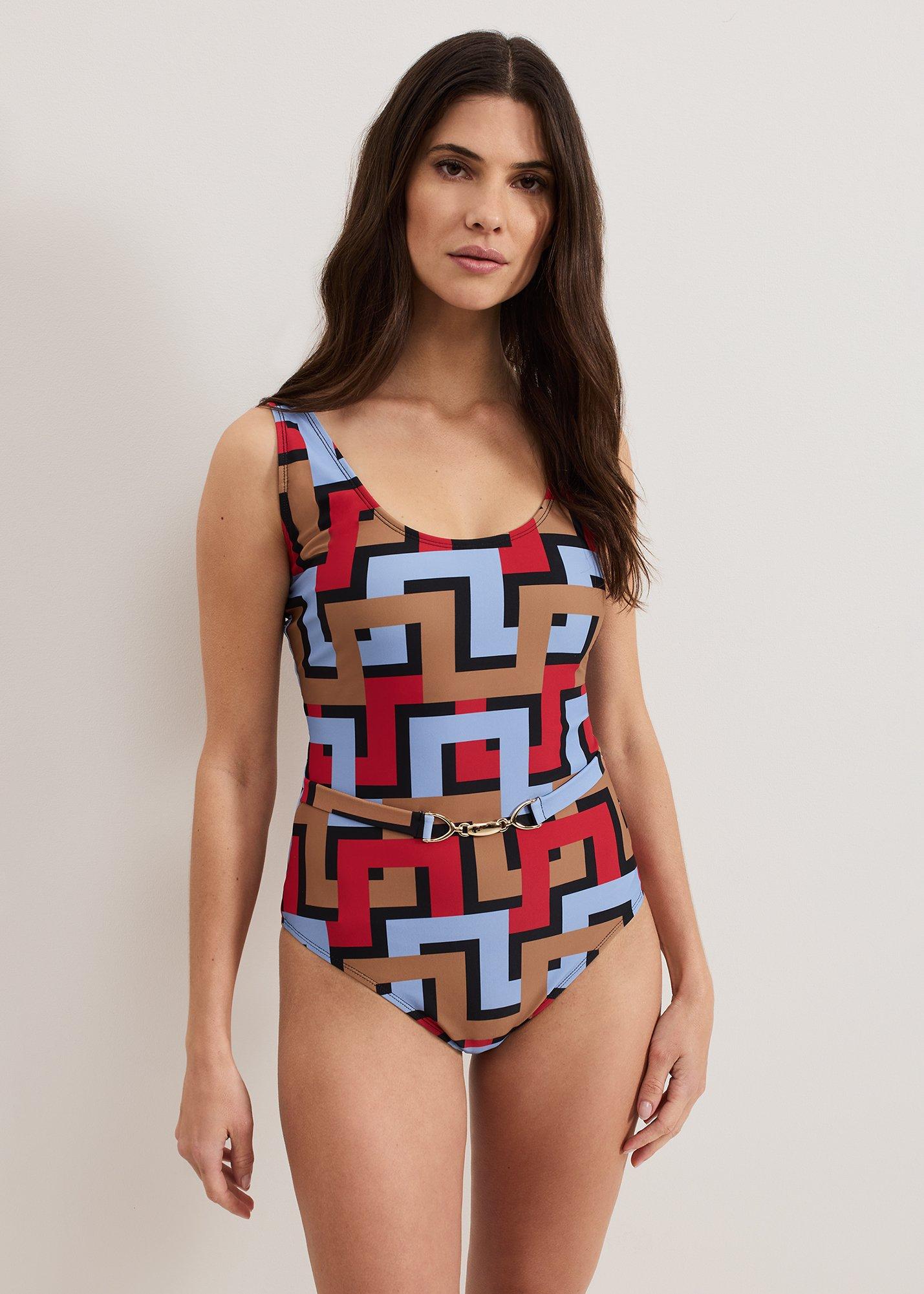 Geo Print Swimsuit