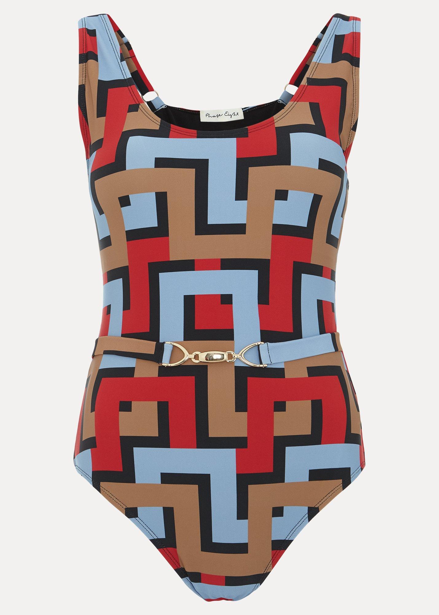 ${product-id}-Geo Print Swimsuit-Multi-${view-type}