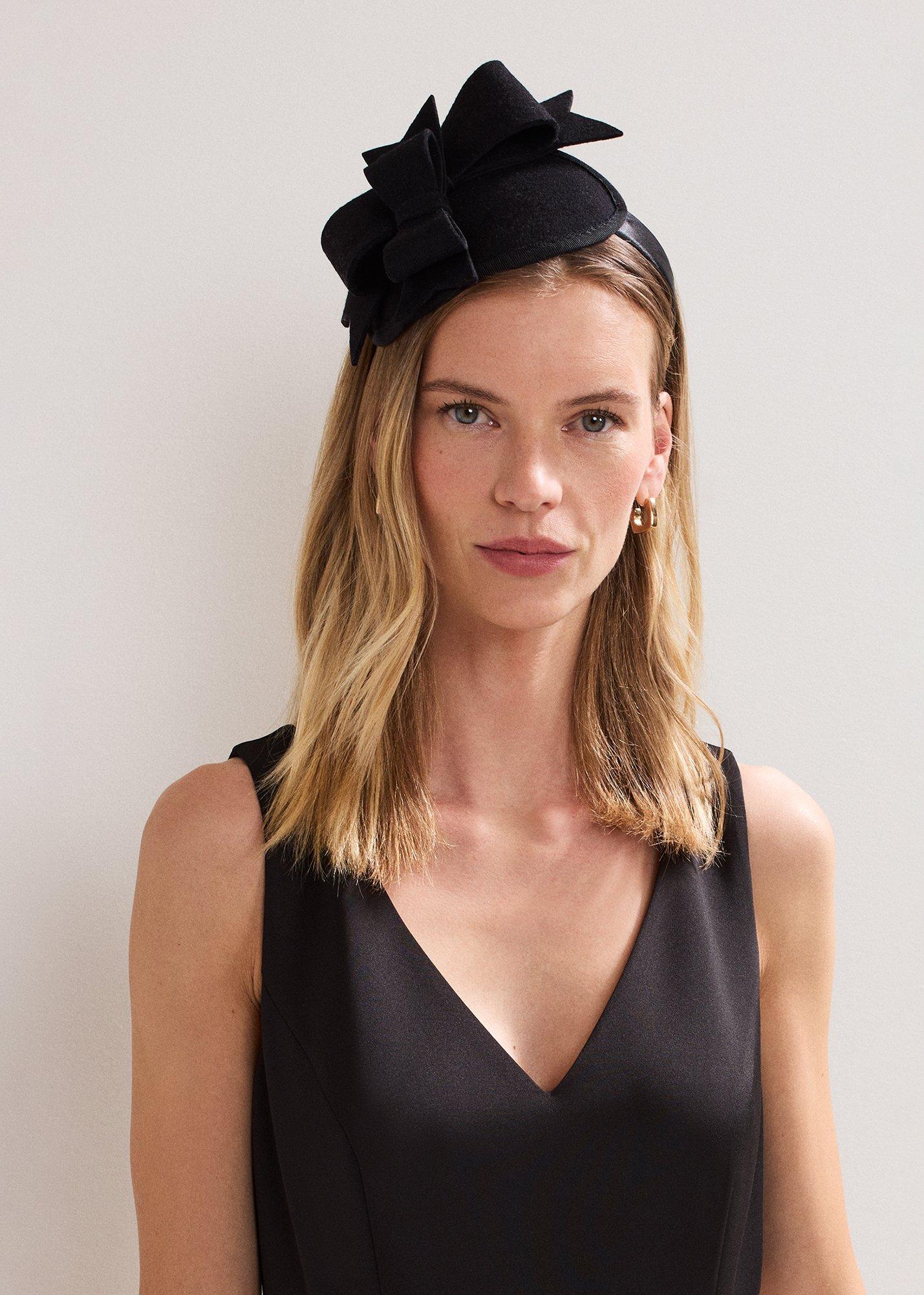 Black Felt Headband