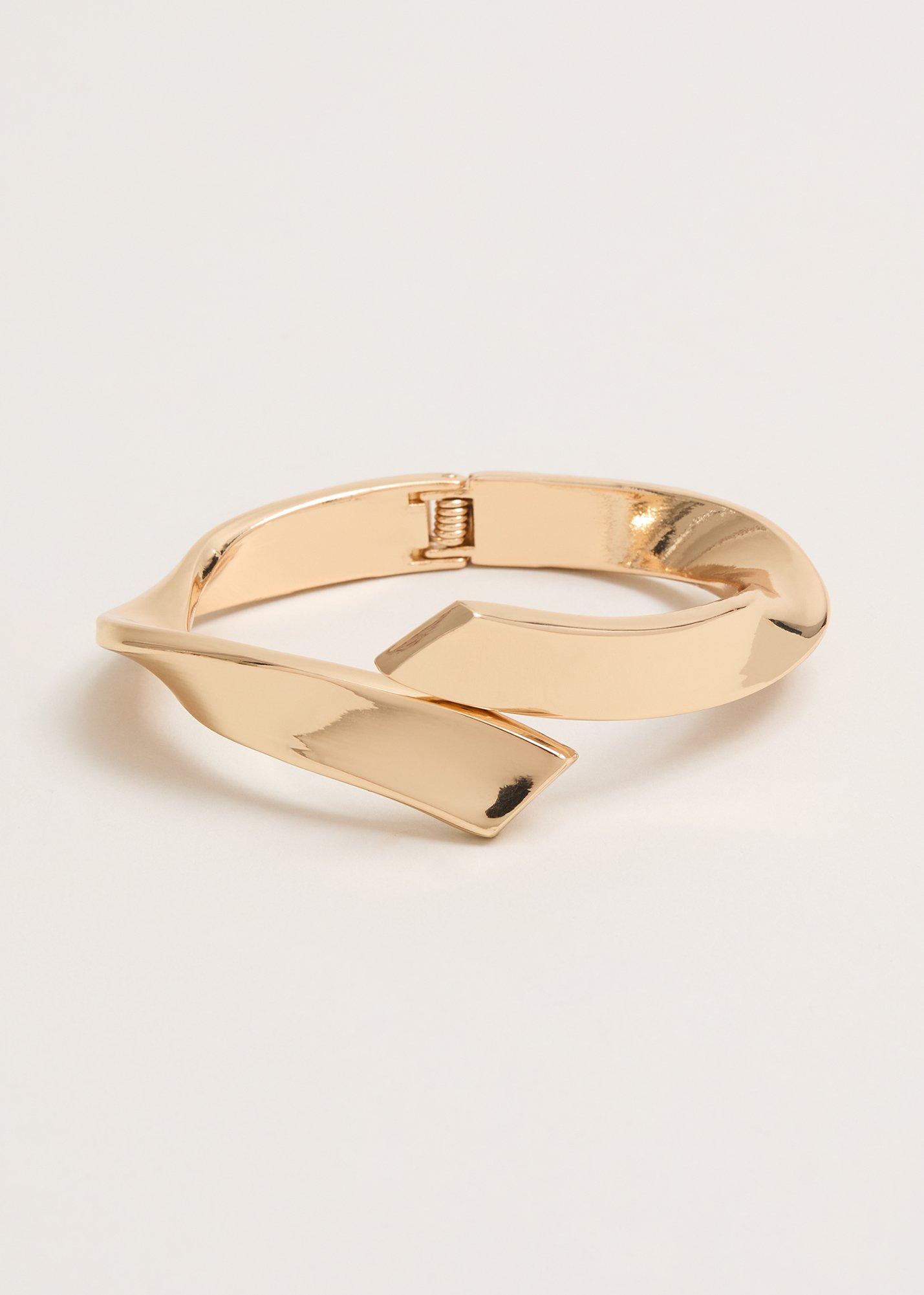 Gold Twisted Bangle