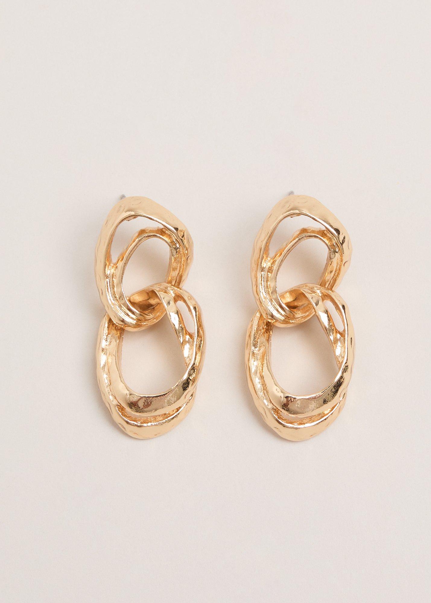 Drop Circle Earring