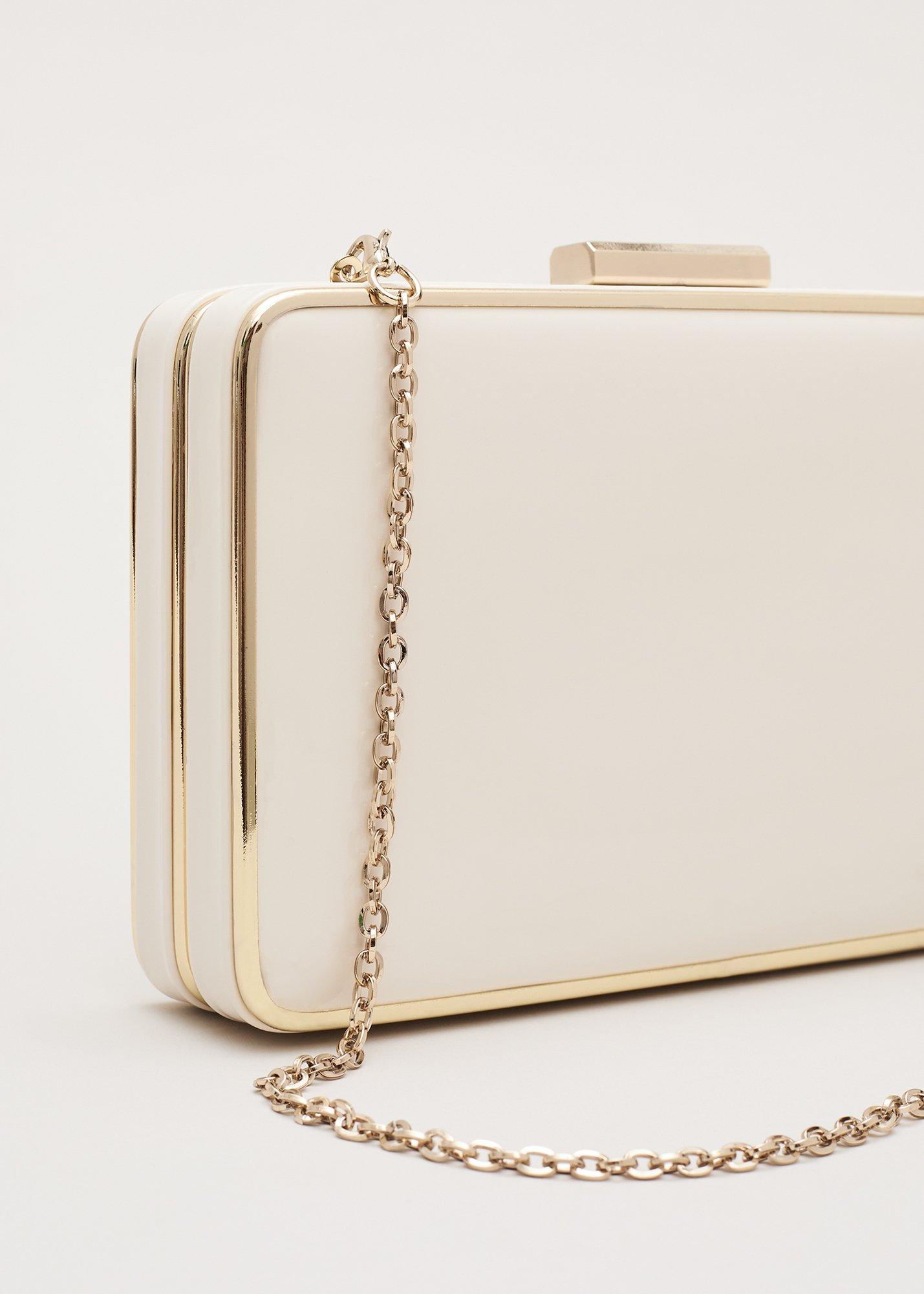${product-id}-Patent Box Clutch-Ivory-${view-type}