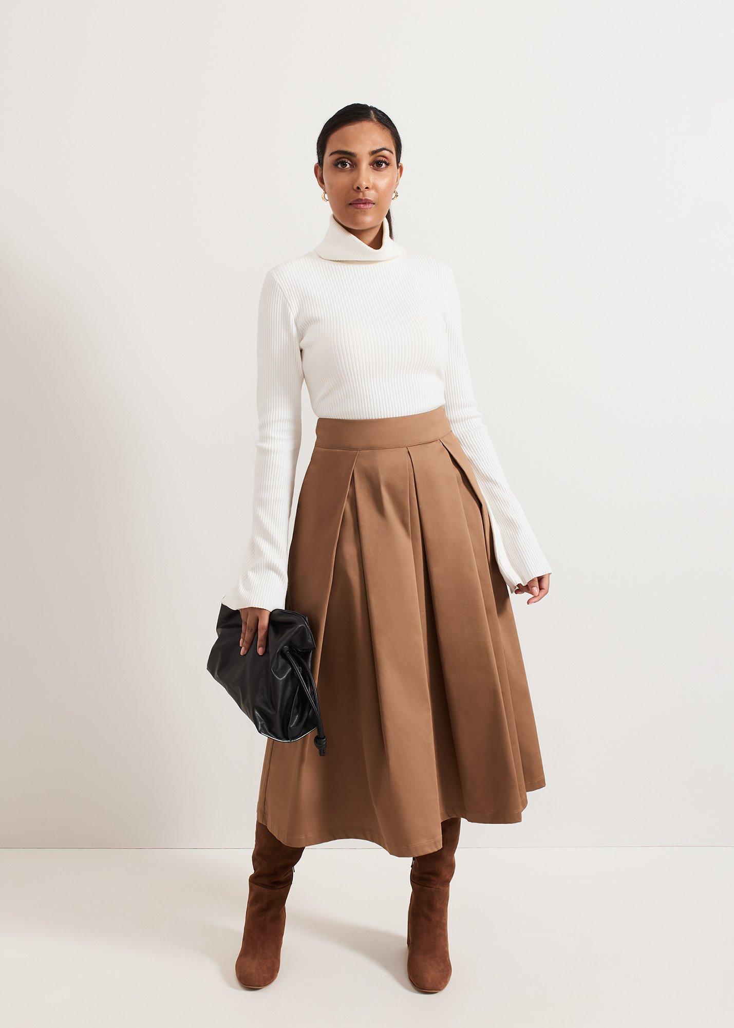${product-id}-Trinity Petite Skirt-Brown-${view-type}