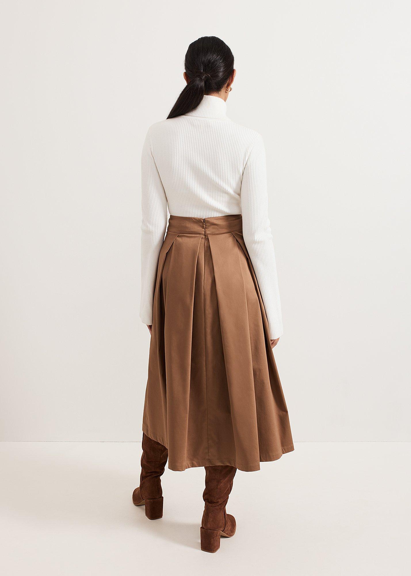 ${product-id}-Trinity Petite Skirt-Brown-${view-type}