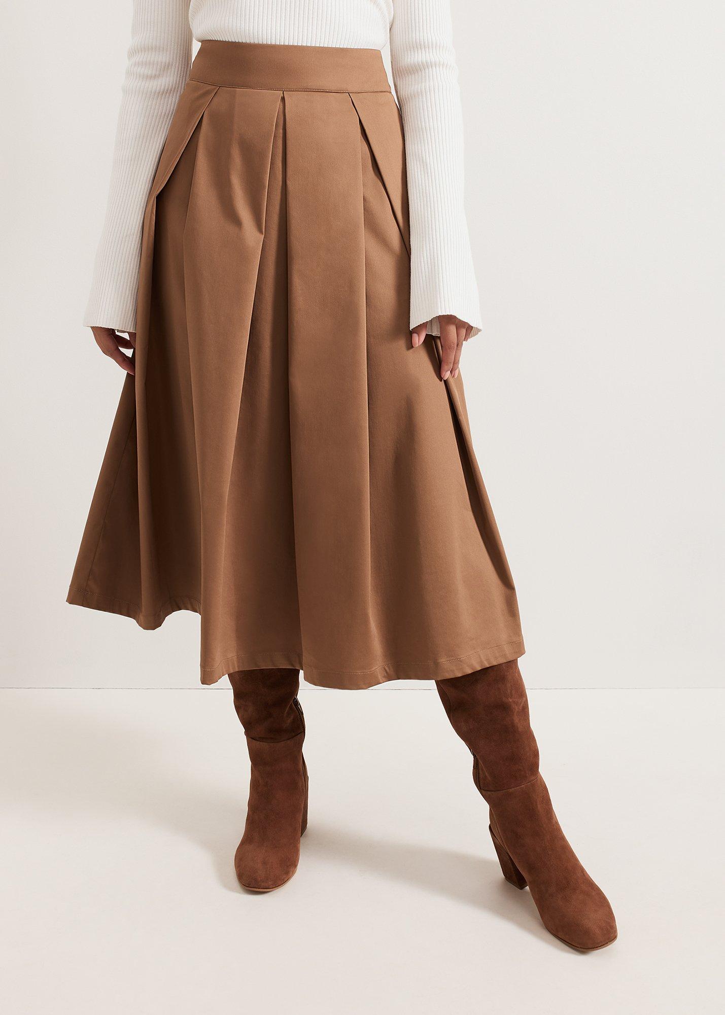 ${product-id}-Trinity Petite Skirt-Brown-${view-type}