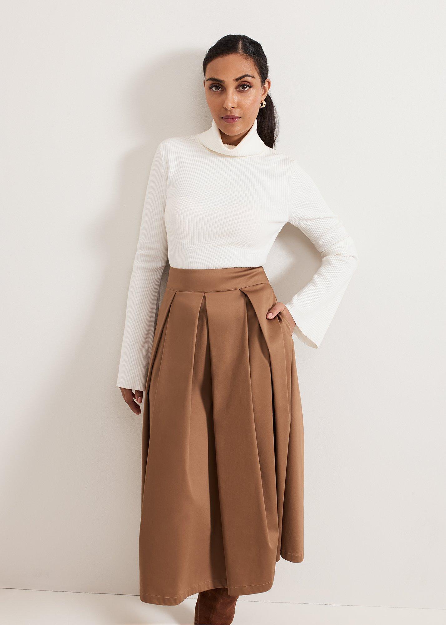 ${product-id}-Trinity Petite Skirt-Brown-${view-type}