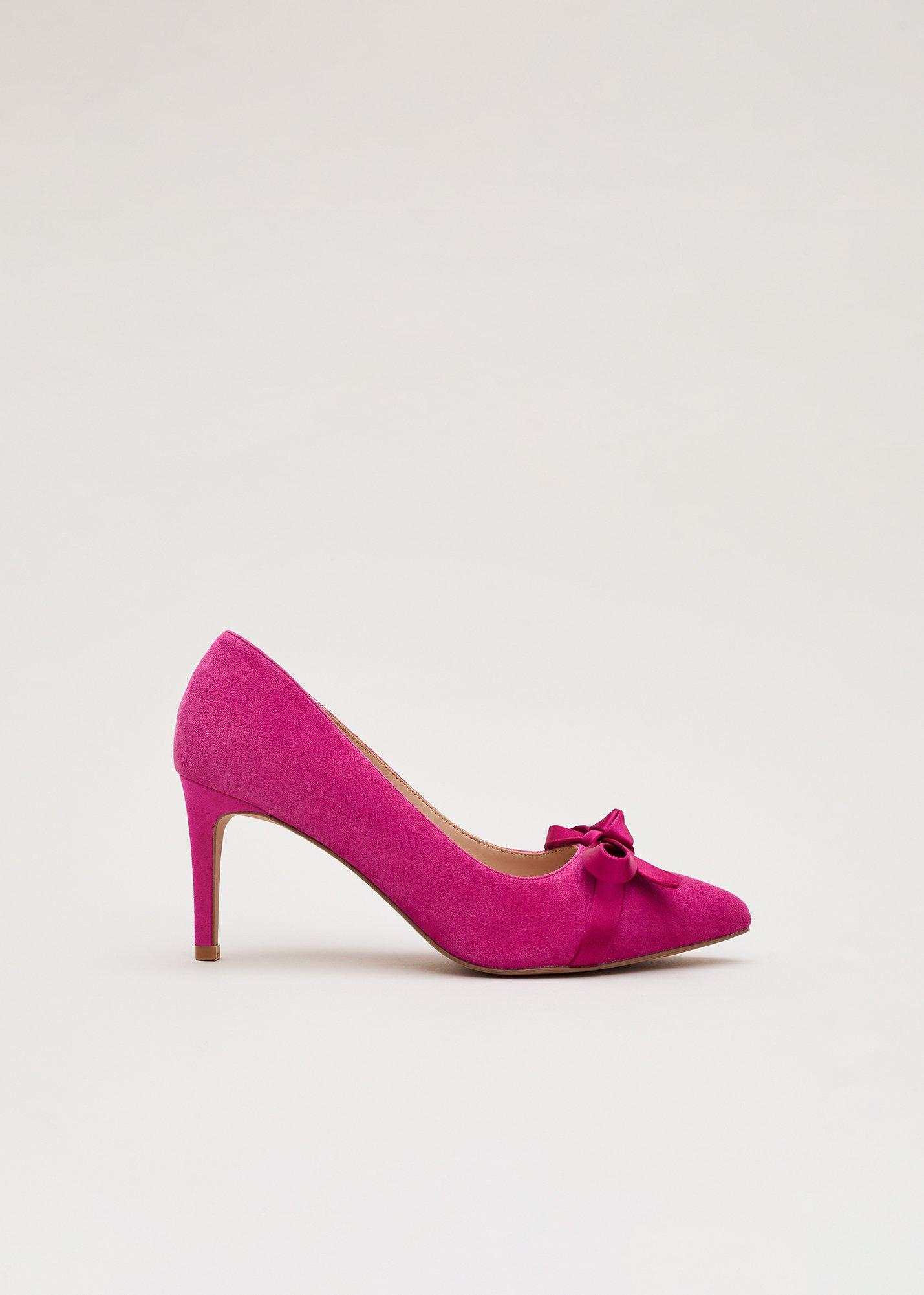 ${product-id}-Pink Suede Bow Shoe-Pink-${view-type}