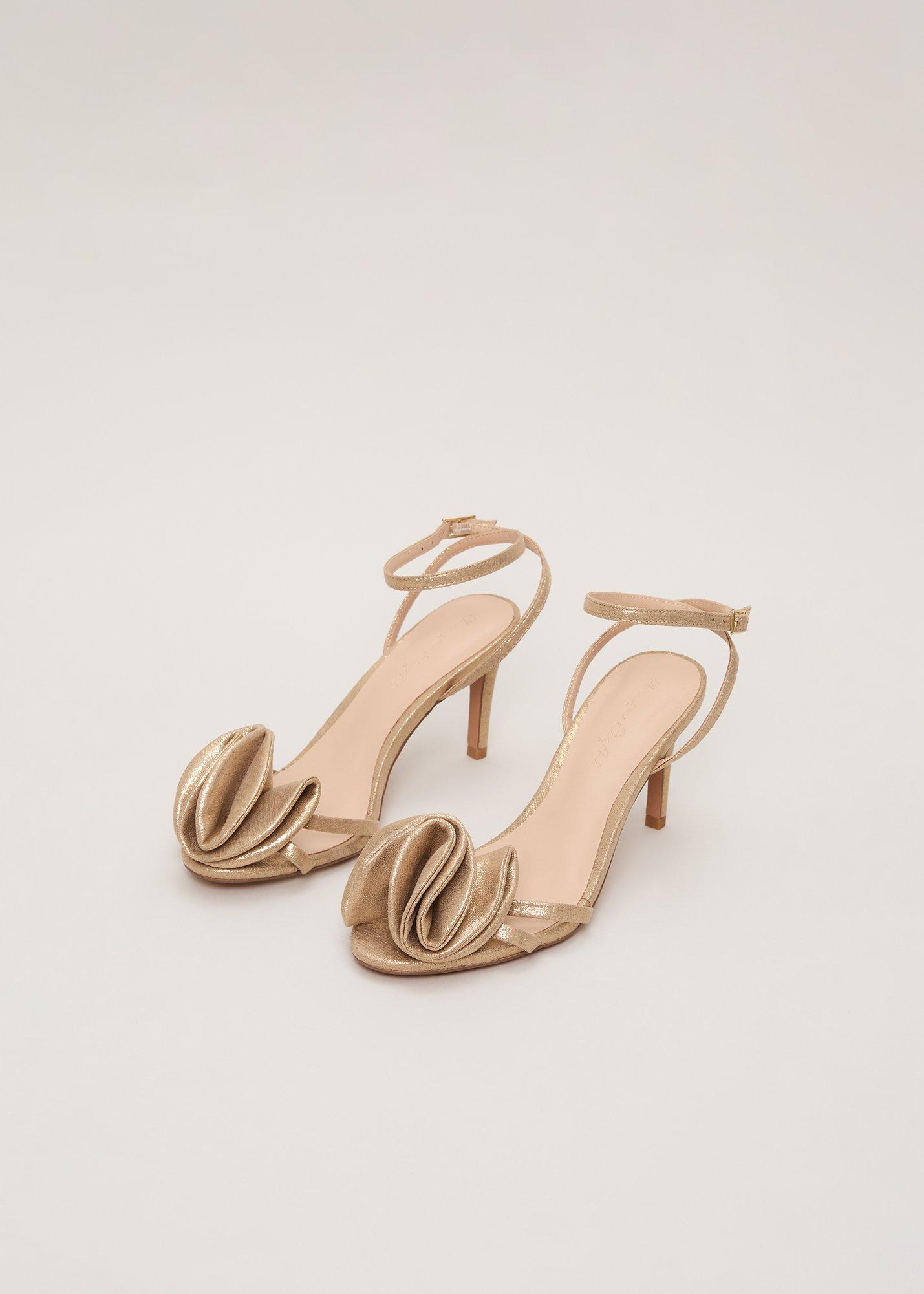 Gold Flower Strappy