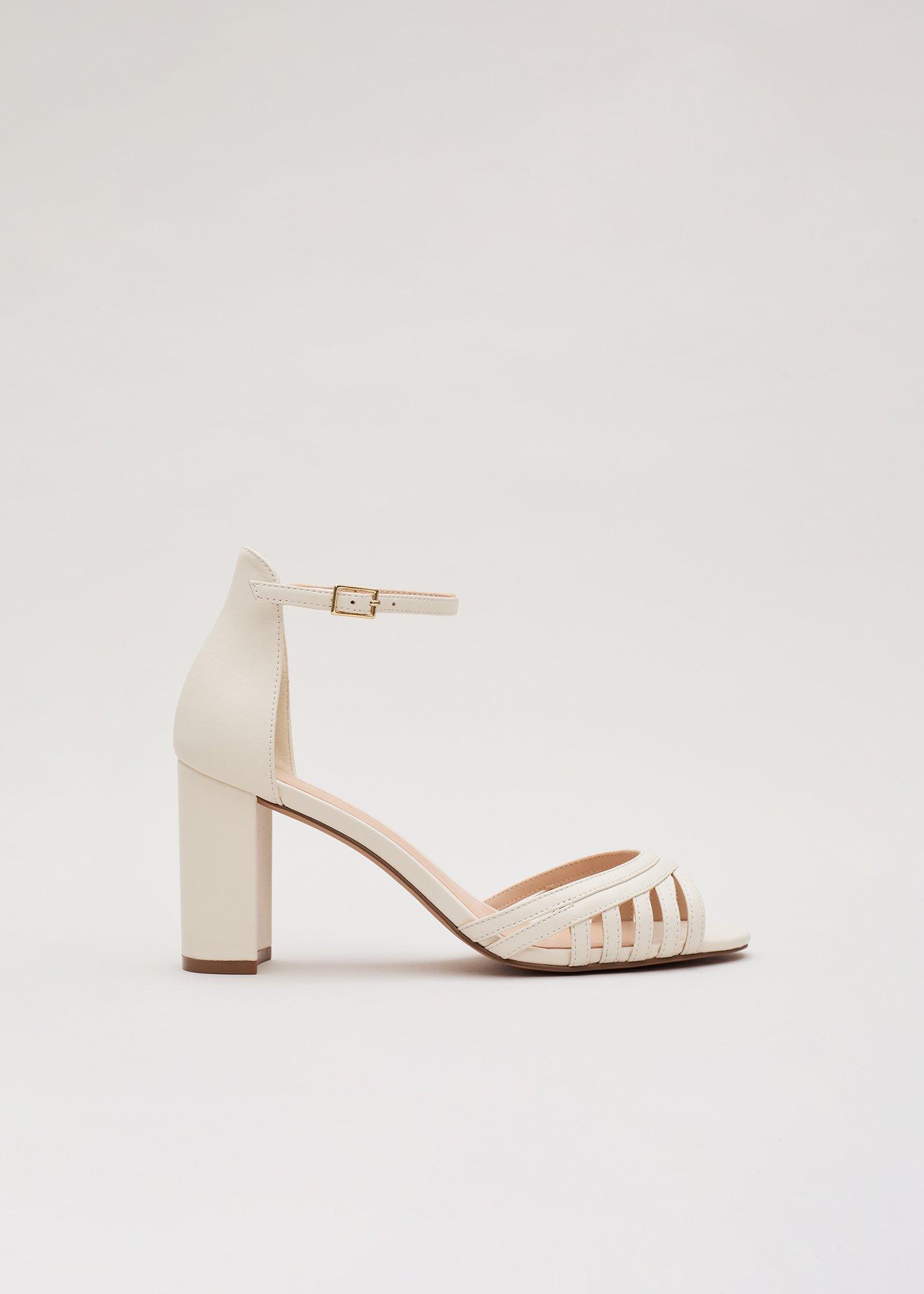 Ivory Leather Sandal