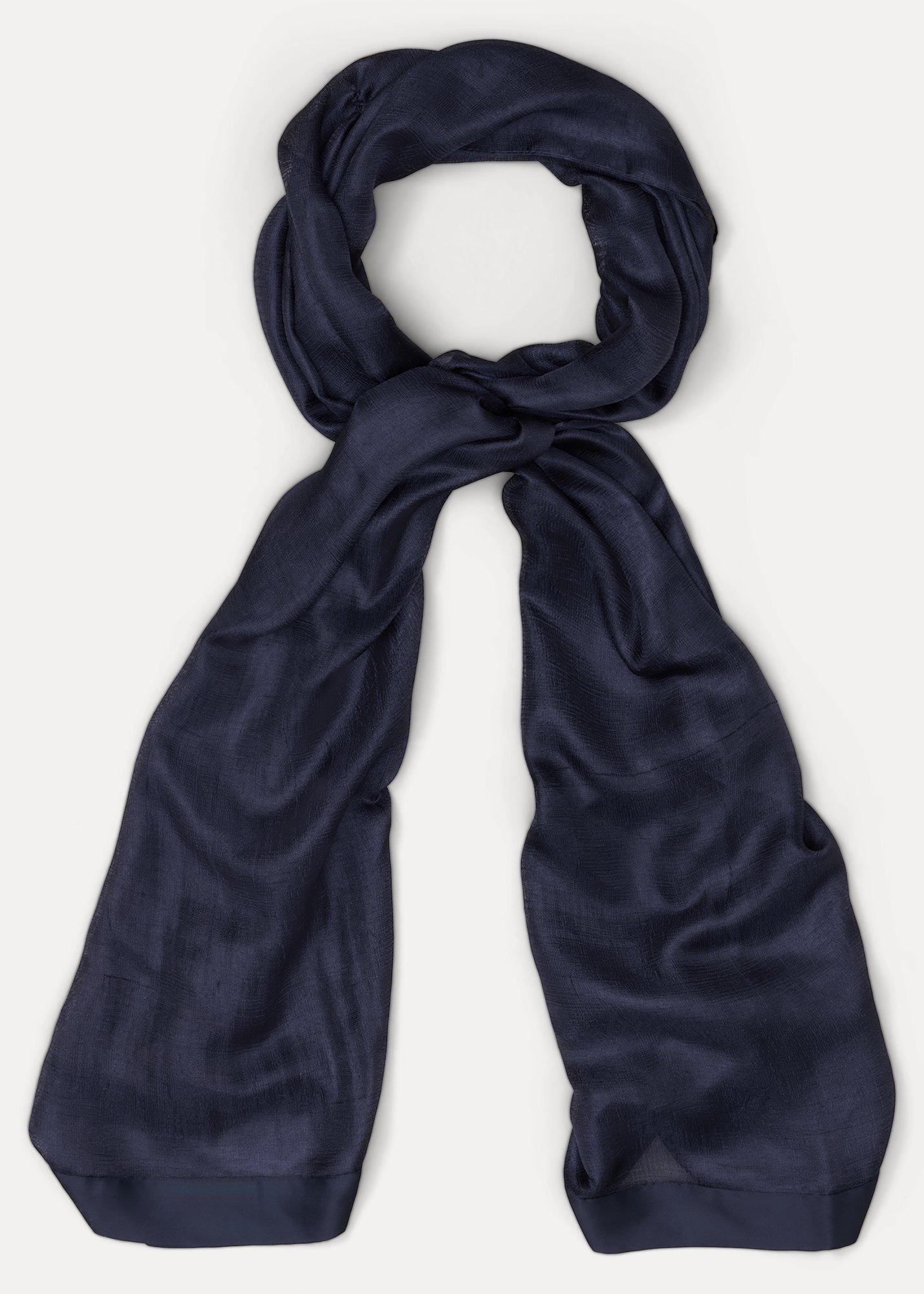 Satin Trim Scarf