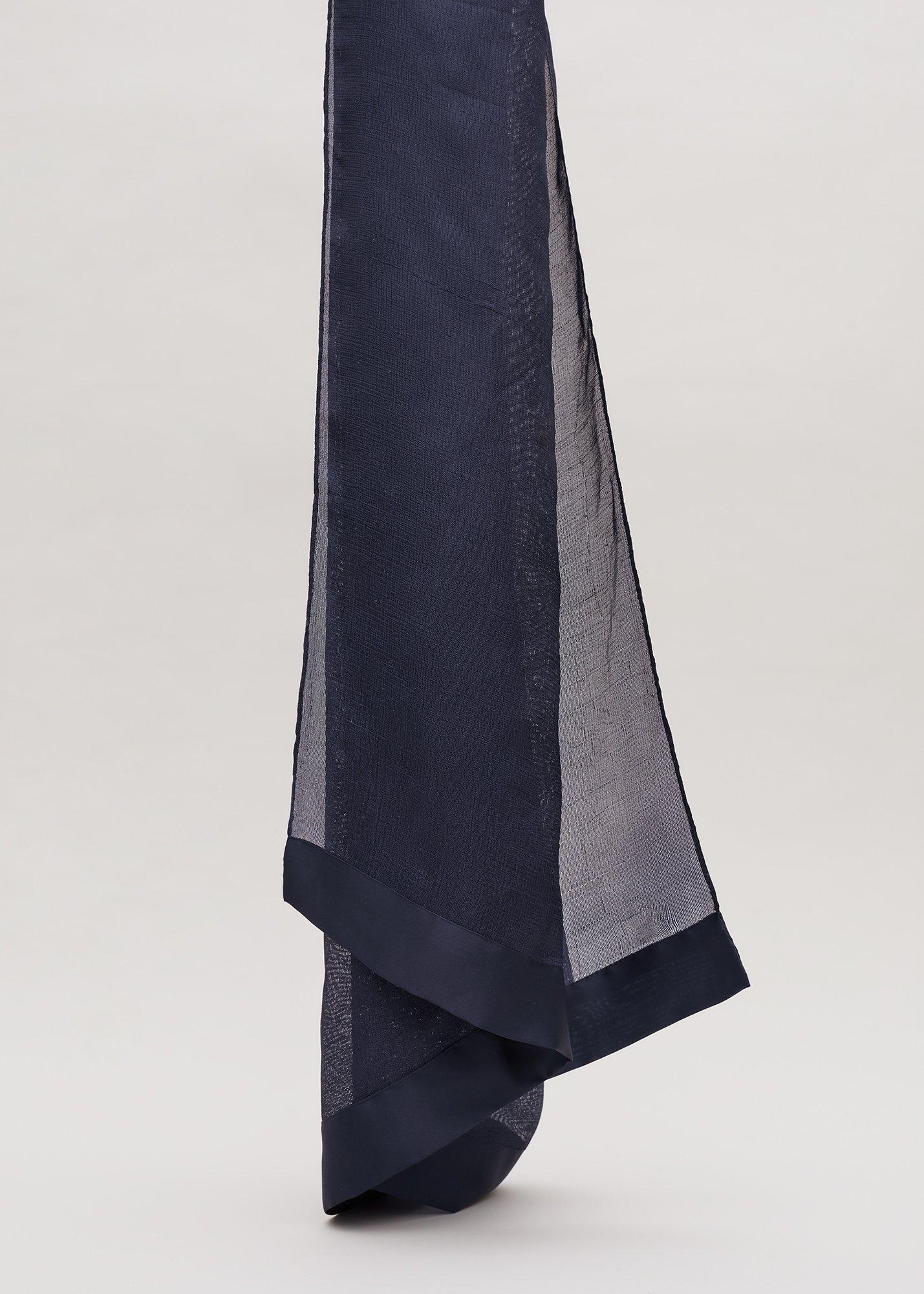Satin Trim Scarf