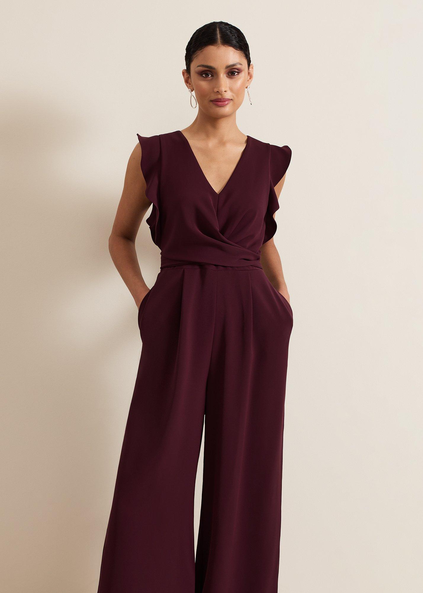 ${product-id}-Petite Ayla Jumpsuit-Burgundy-${view-type}