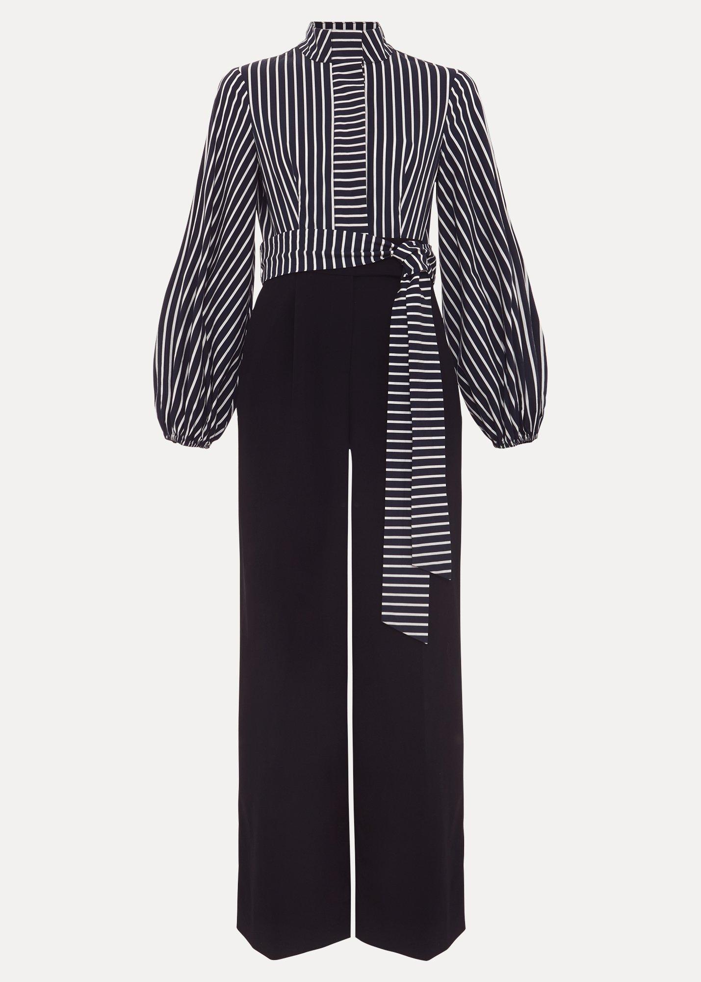 ${product-id}-Bree Stripe Jumpsuit-Navy-${view-type}