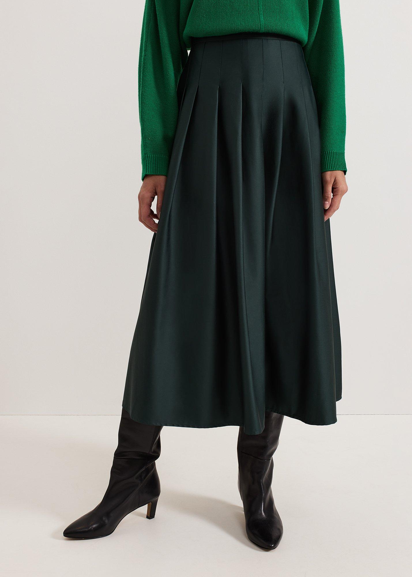 ${product-id}-Susie Pleated Skirt-Dark Green-${view-type}
