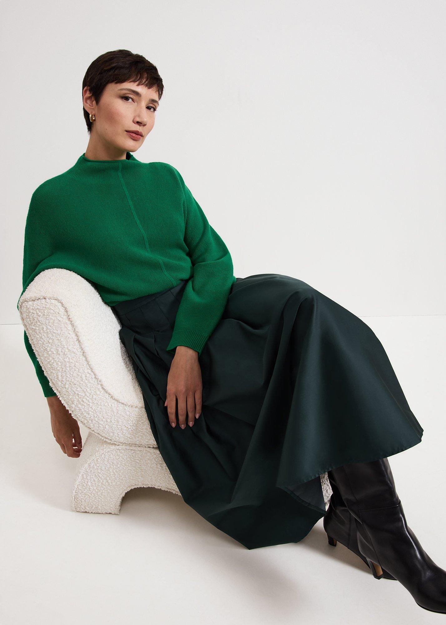 ${product-id}-Susie Pleated Skirt-Dark Green-${view-type}