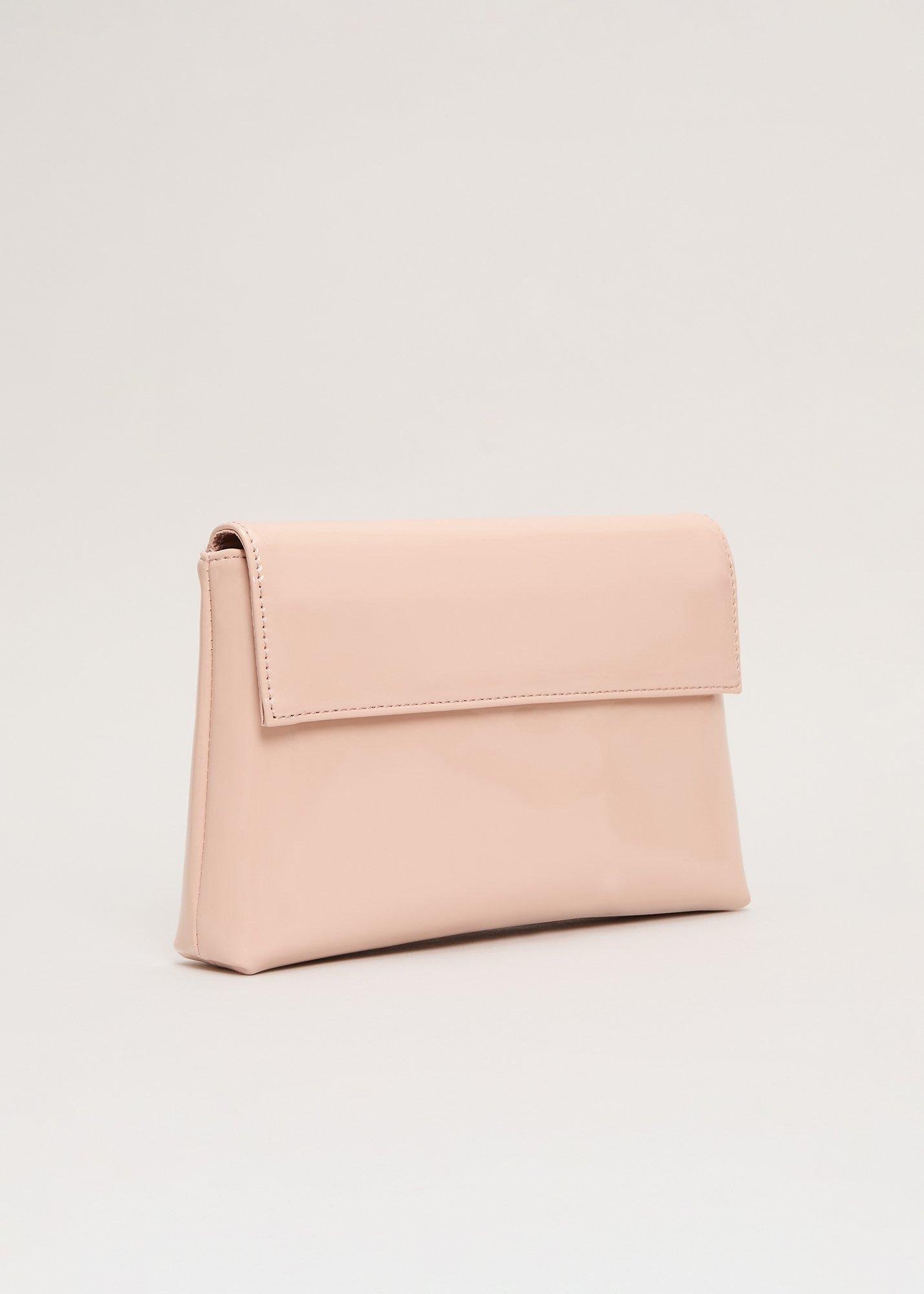Pink Patent Clutch