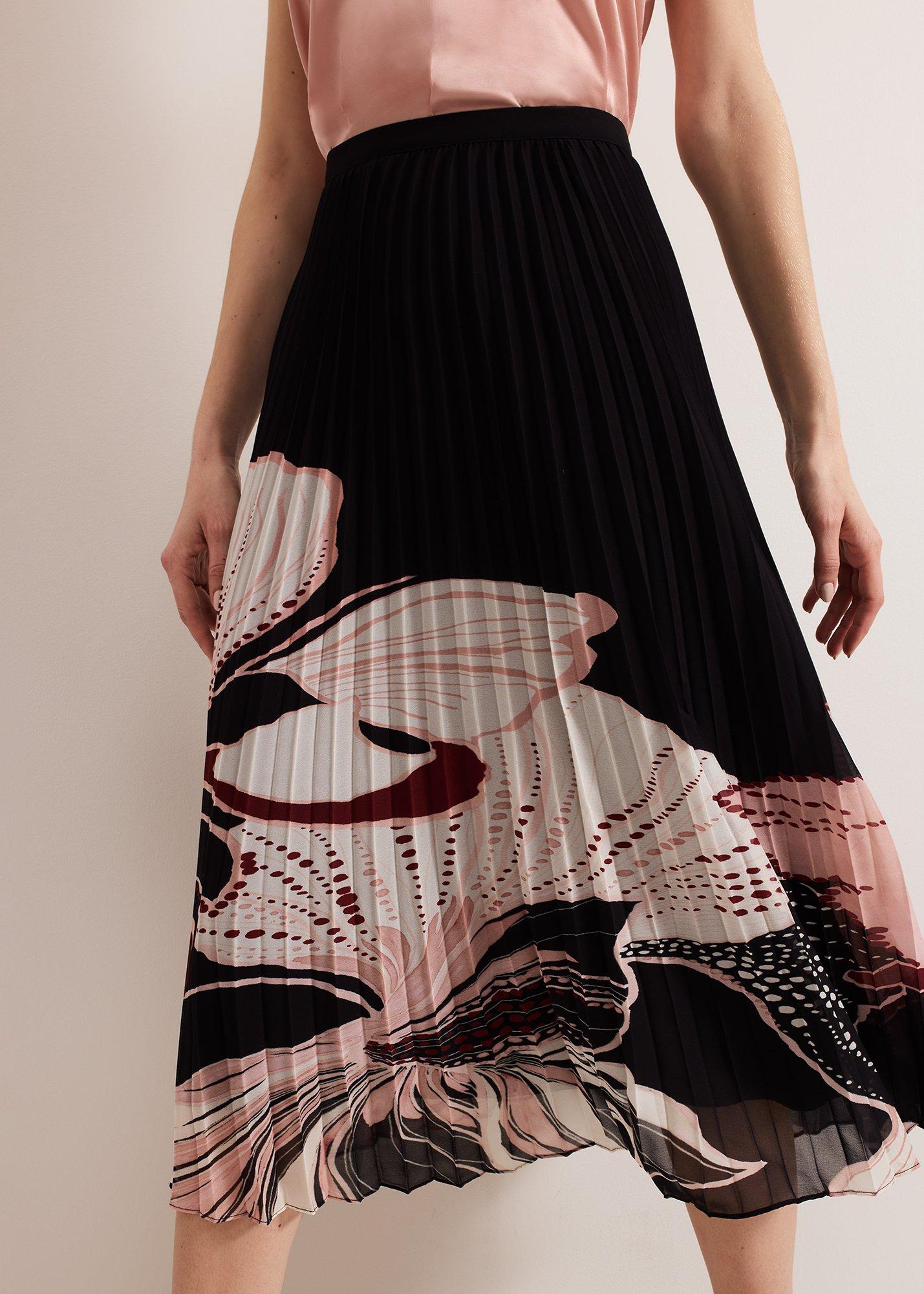 ${product-id}-Elmina Floral Skirt-Black-${view-type}
