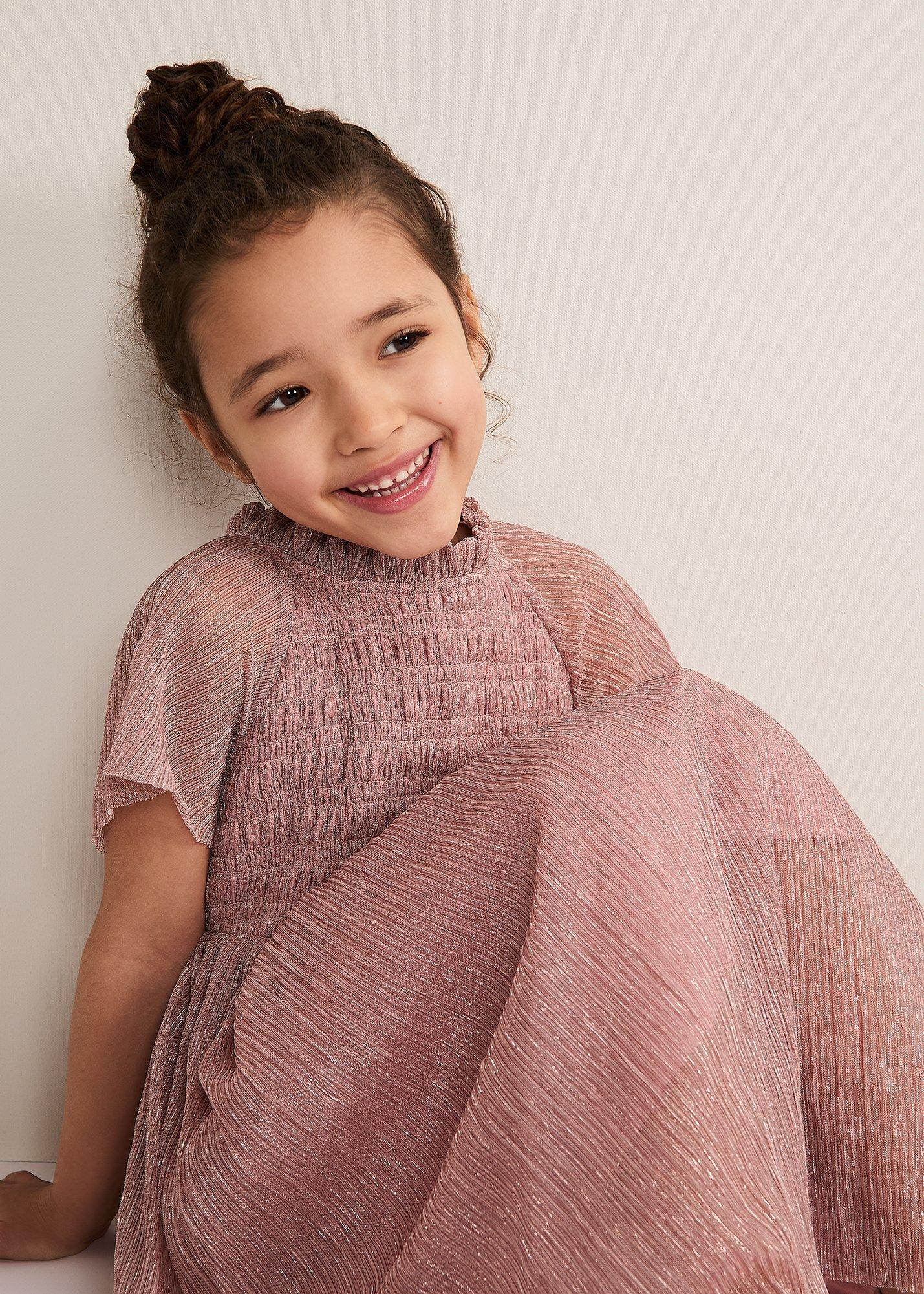 Evangeline Shimmer Fit And Flare Dress