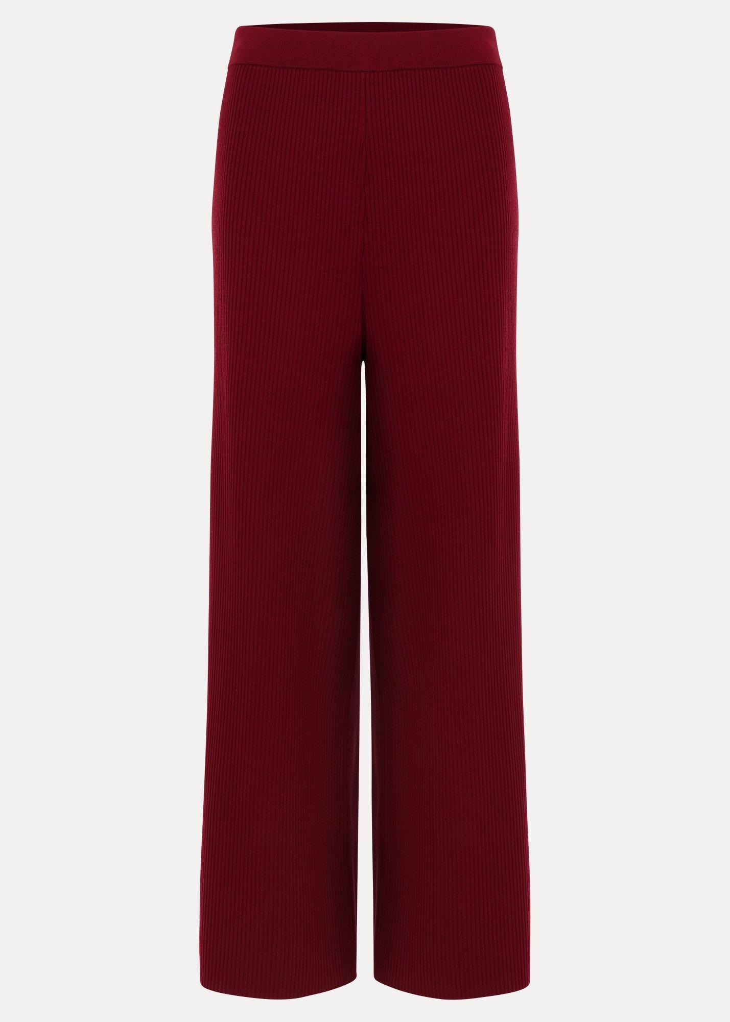 ${product-id}-Lori Ribbed Trouser-Burgundy-${view-type}
