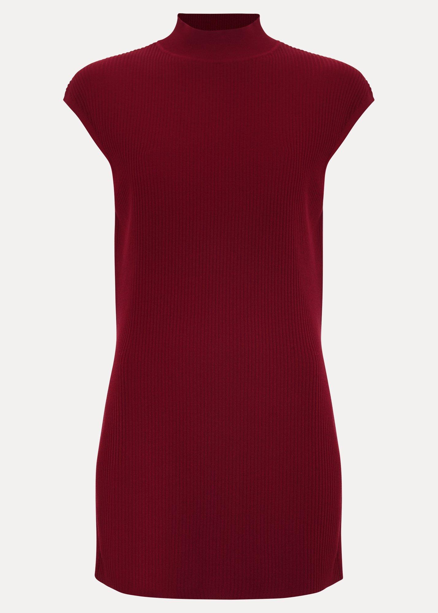 ${product-id}-Lori Ribbed Tunic-Burgundy-${view-type}