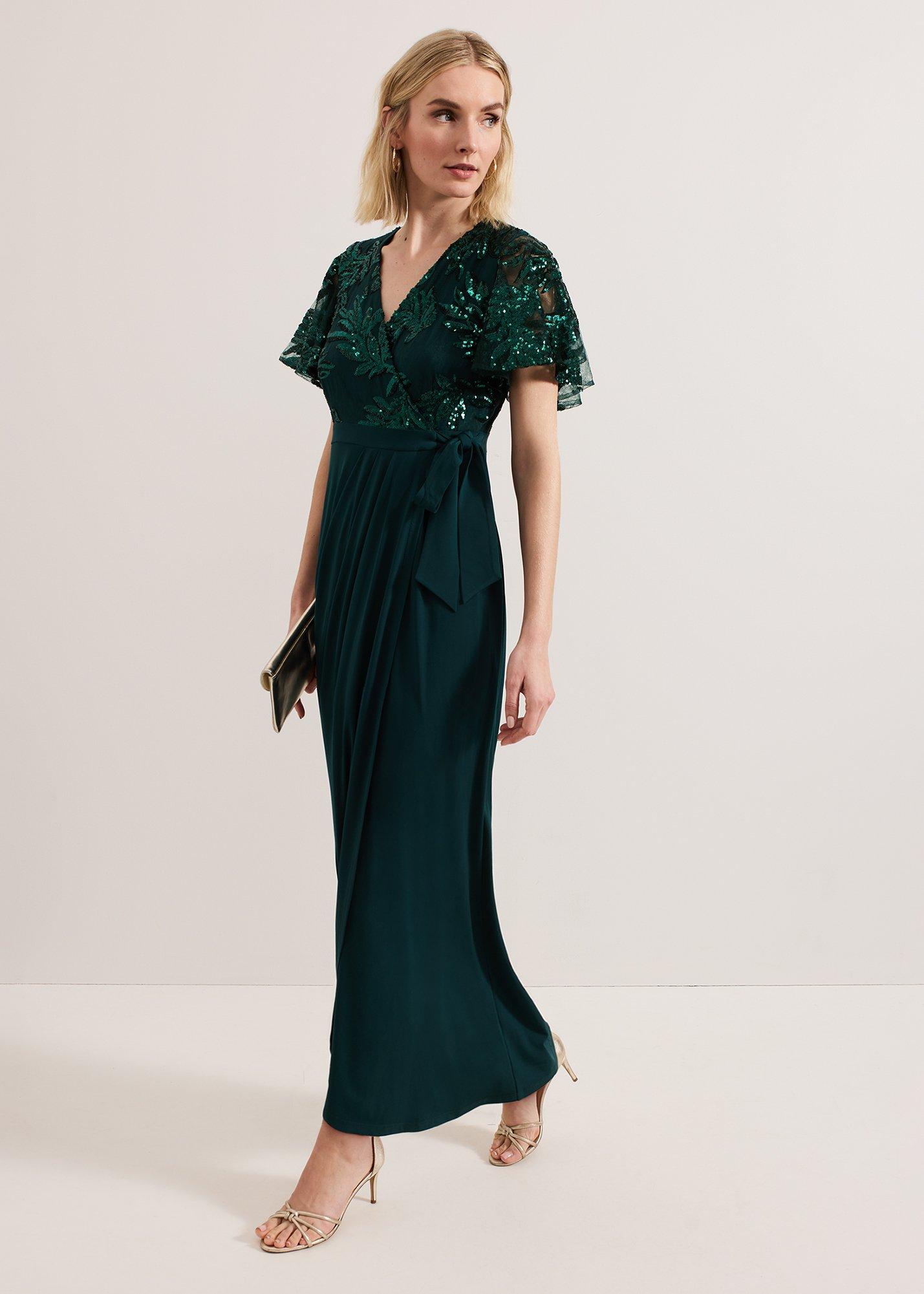 Minty Wrap Dress