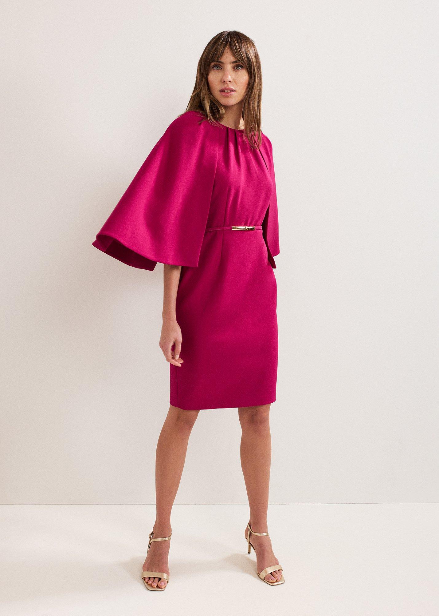 ${product-id}-Veronica Cape Dress-Pink-${view-type}
