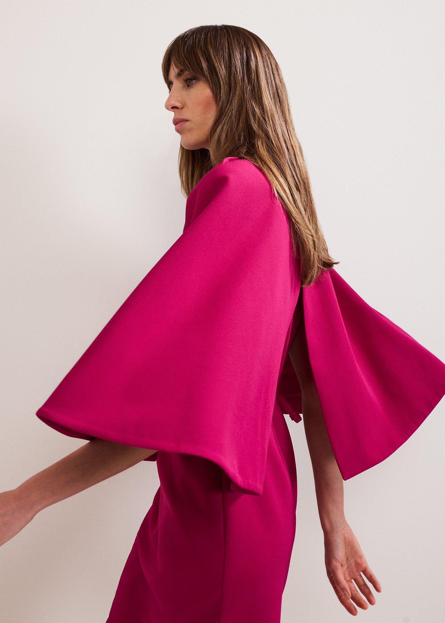 ${product-id}-Veronica Cape Dress-Pink-${view-type}