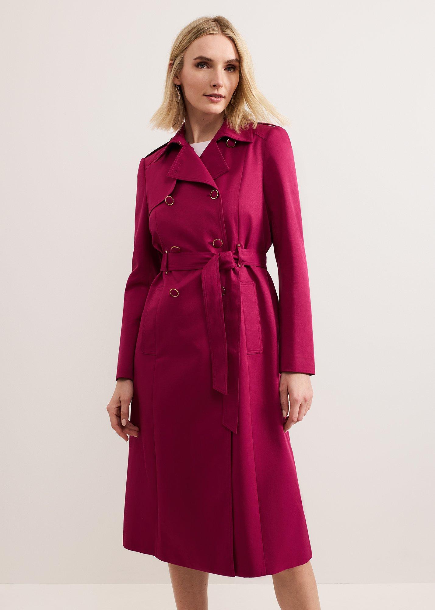 Cheryl Long Fitted Trench Coat