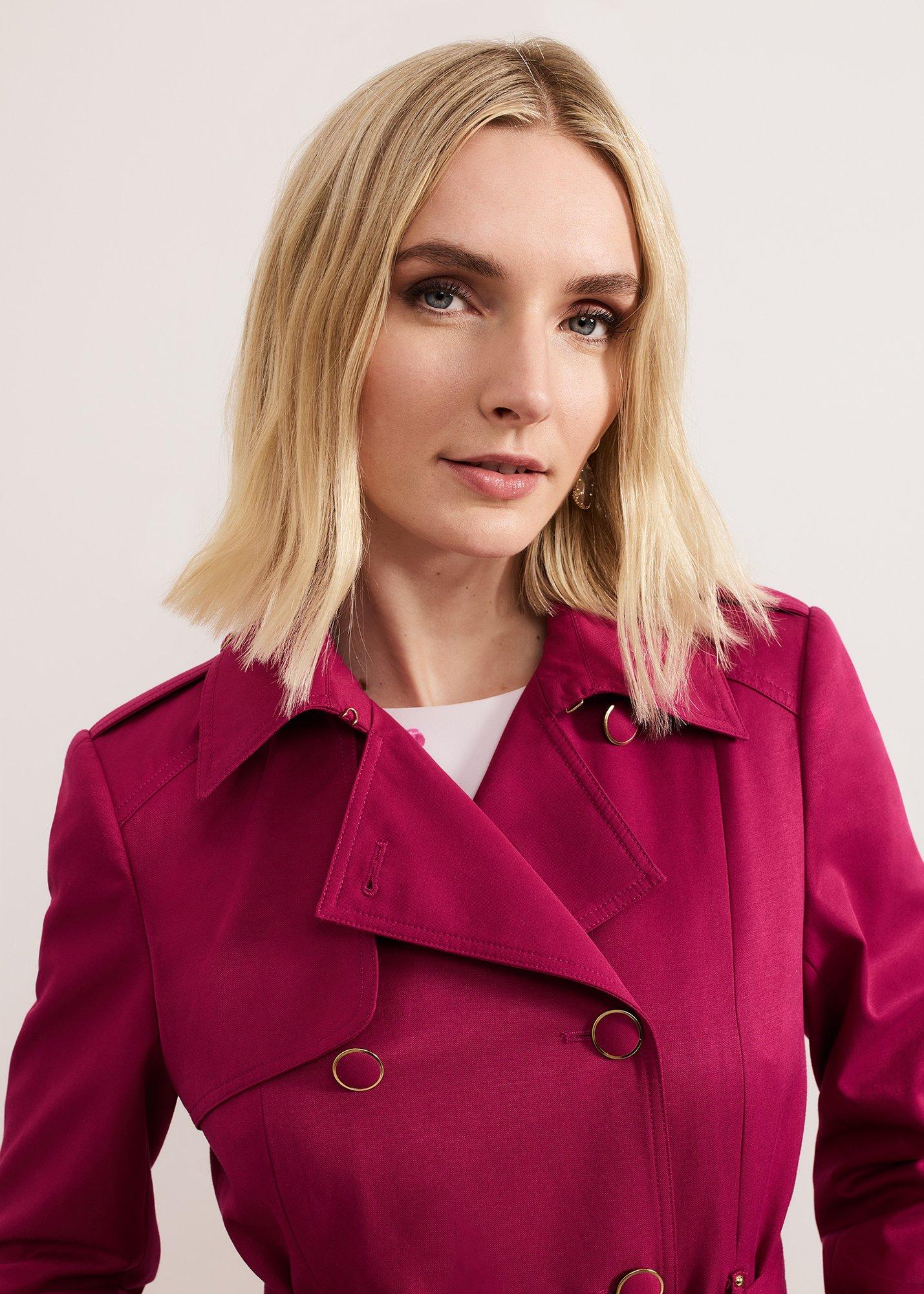 Cheryl Long Fitted Trench Coat
