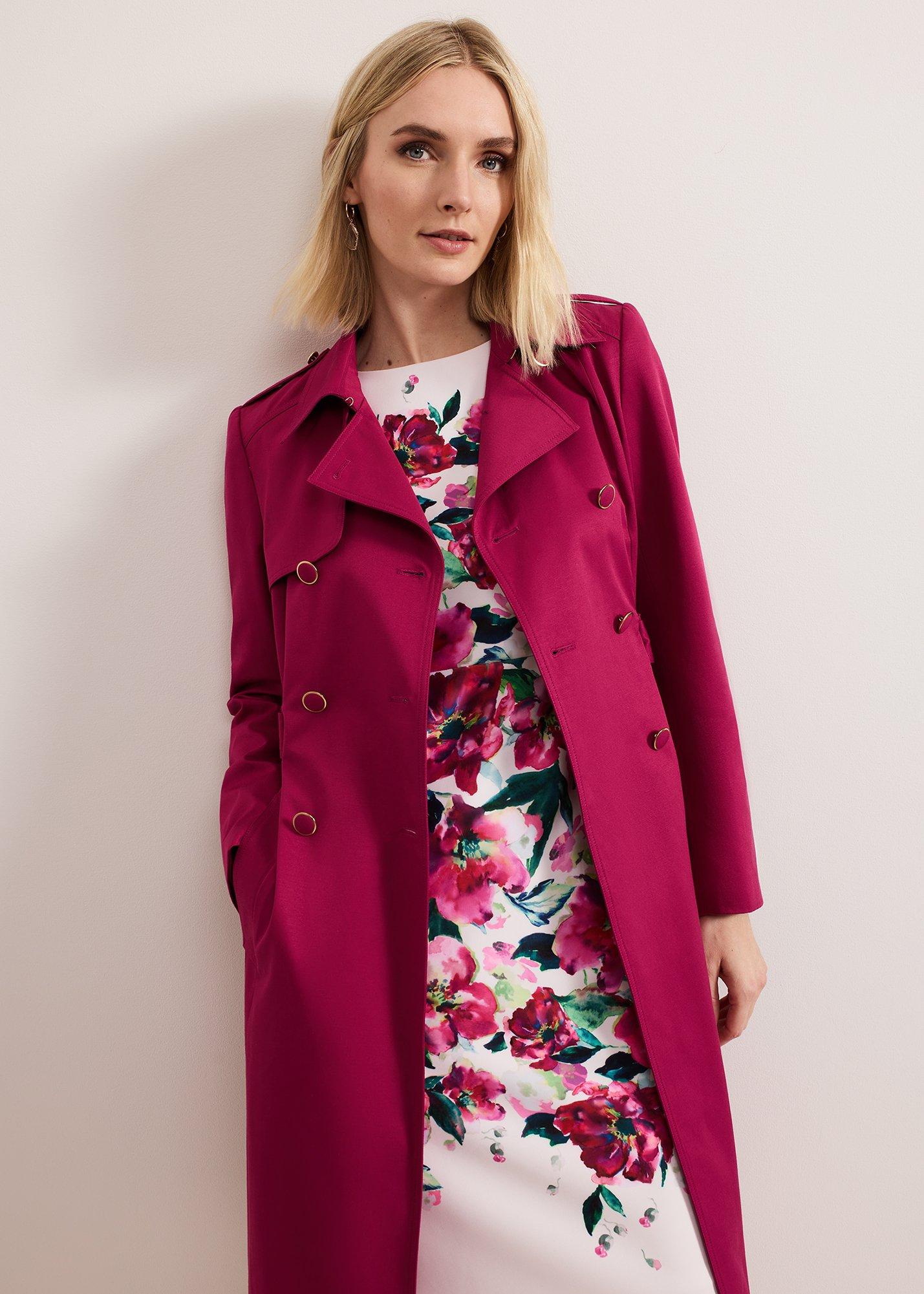 Cheryl Long Fitted Trench Coat
