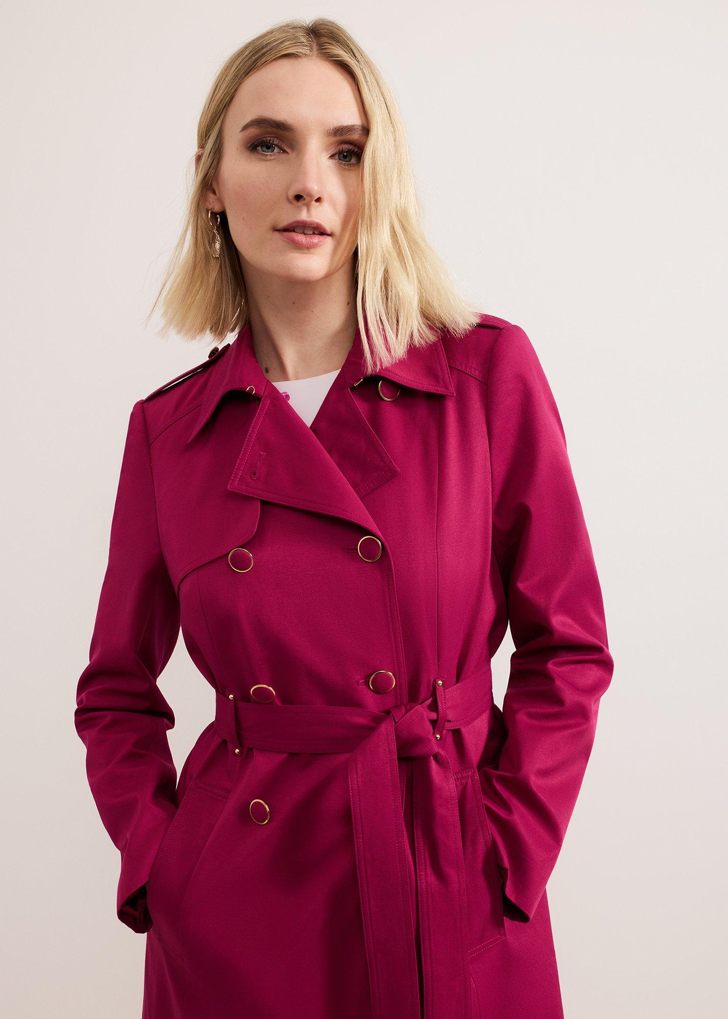 Cheryl Long Fitted Trench Coat