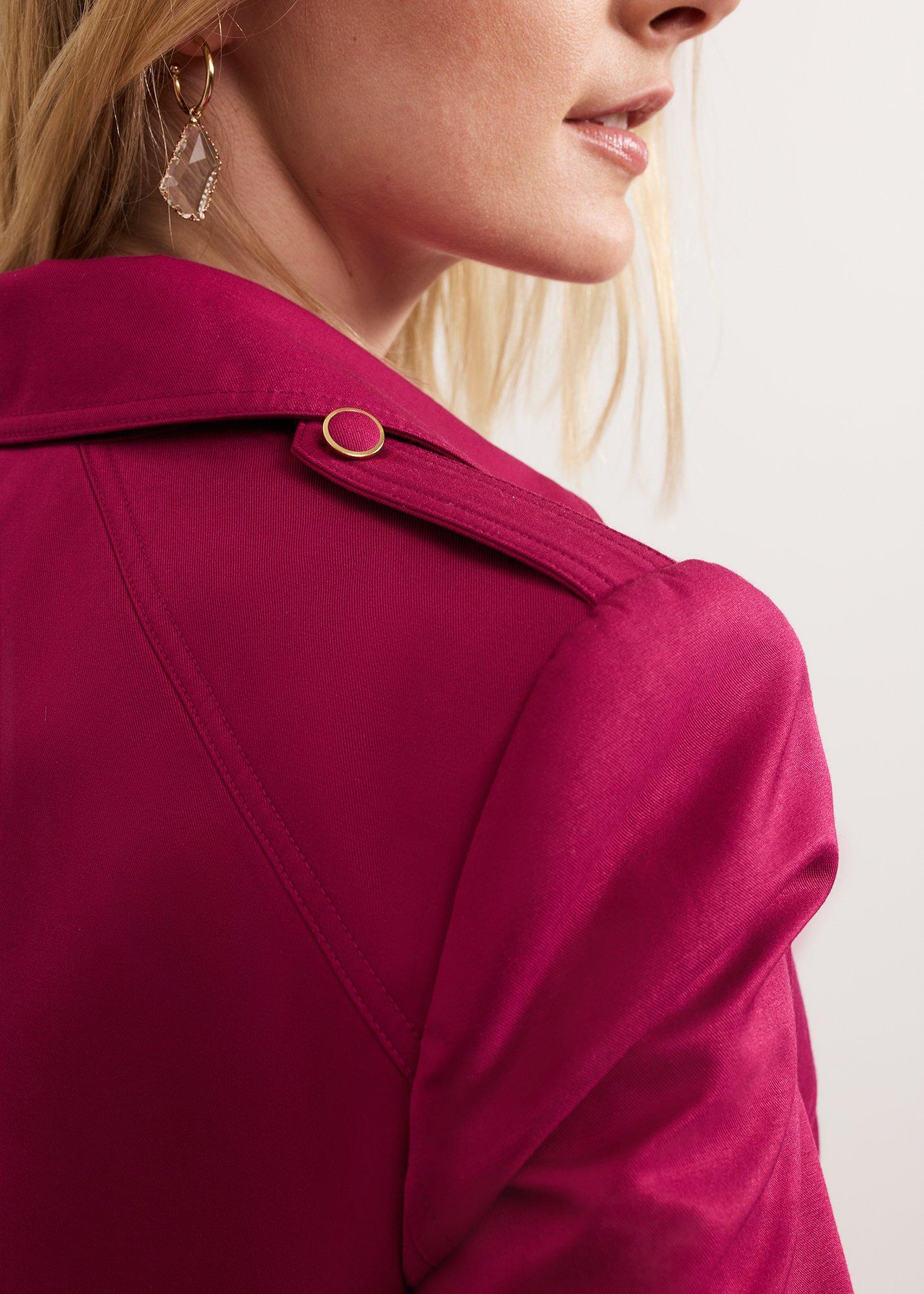 Cheryl Long Fitted Trench Coat