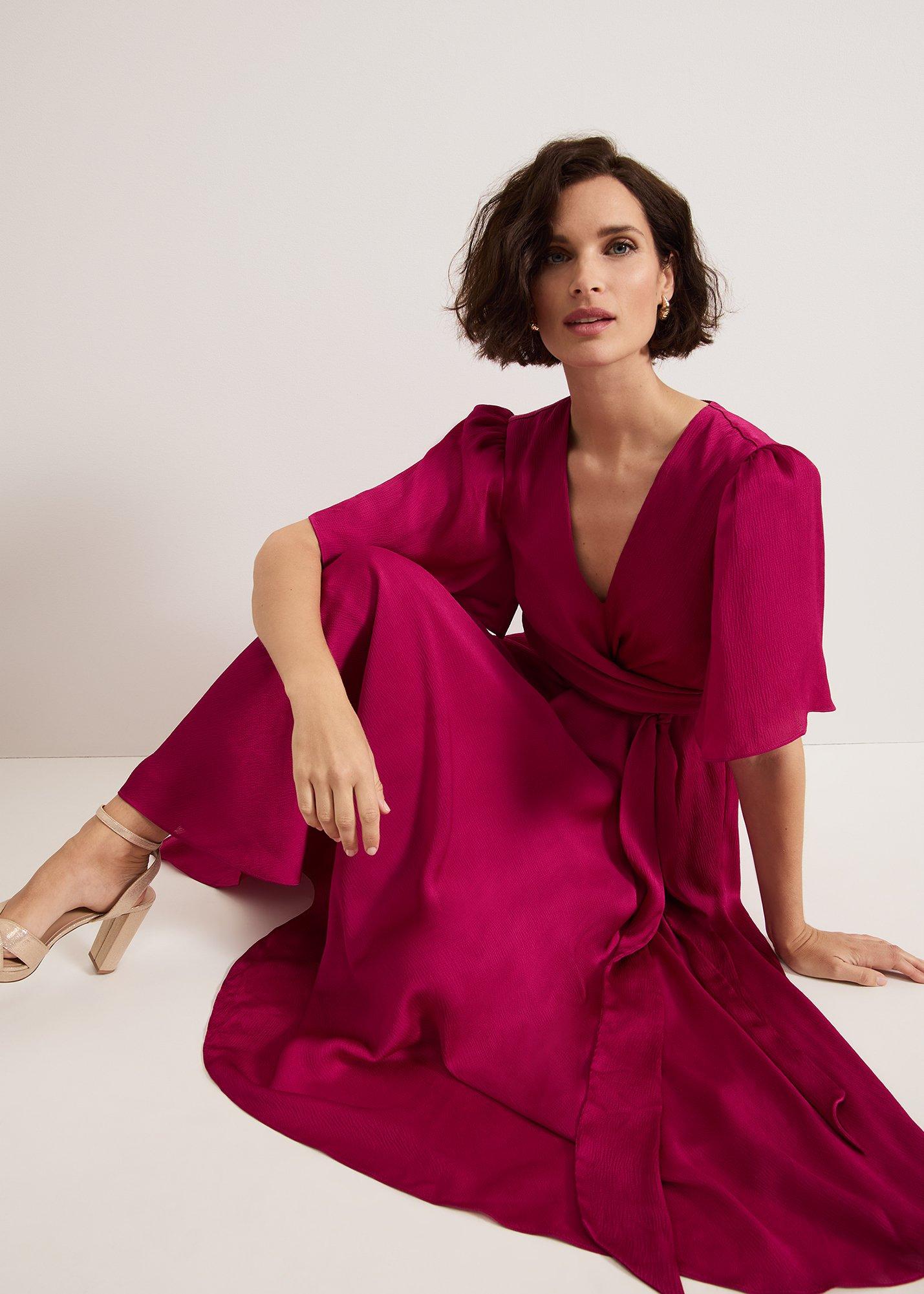 ${product-id}-Abbie Textured Dress-Pink-${view-type}