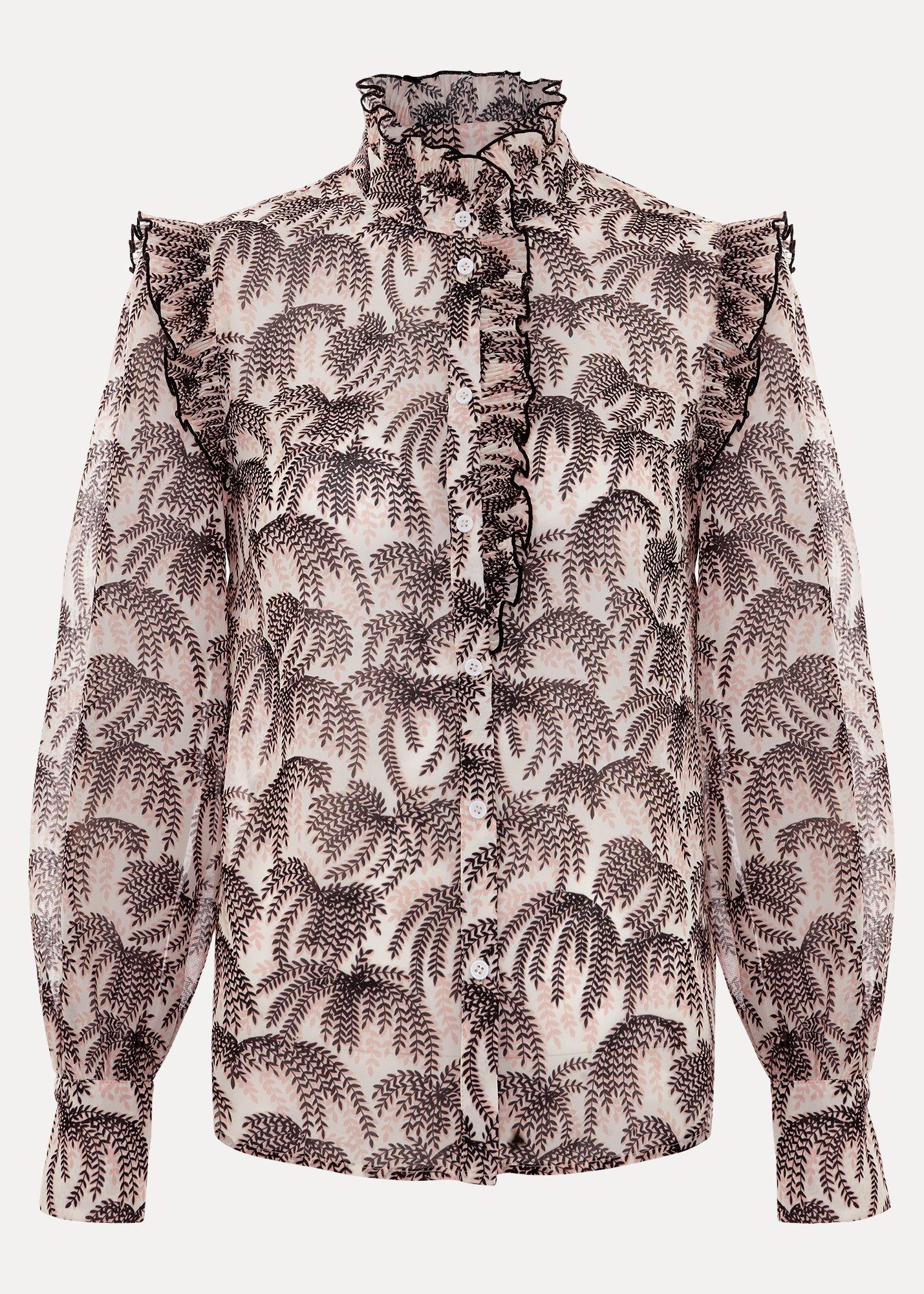${product-id}-Serena Frill Blouse-Multi-${view-type}
