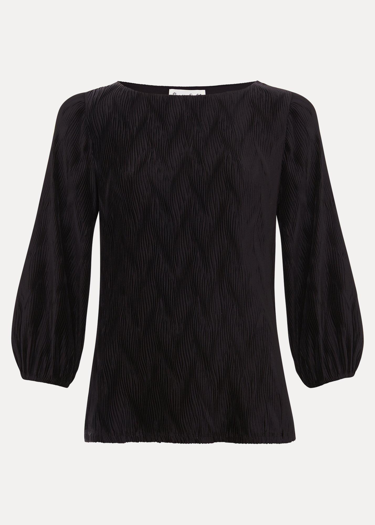 ${product-id}-Sally Wave Textured Top-Black-${view-type}