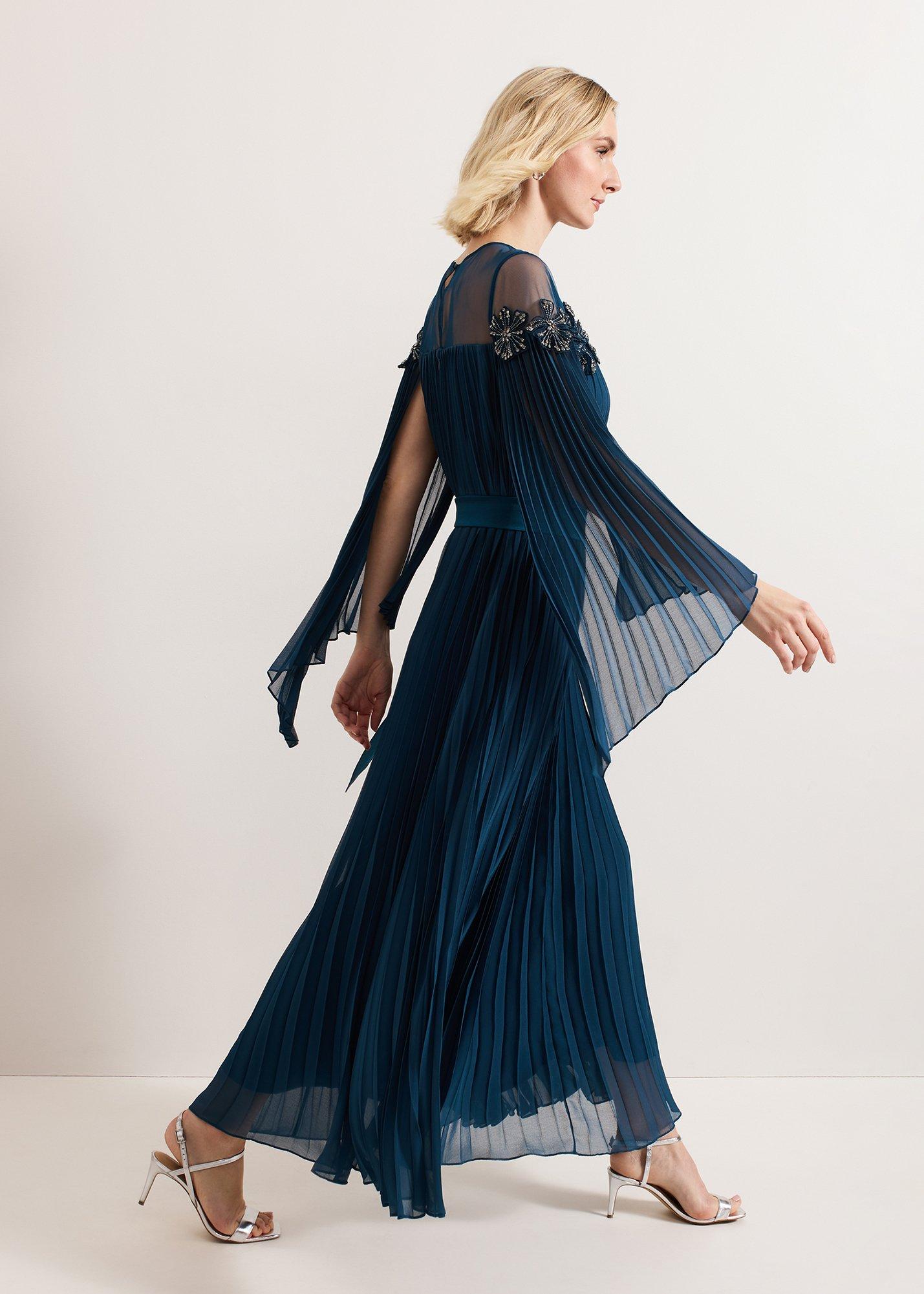 ${product-id}-Mavery Beaded Dress-Teal-${view-type}