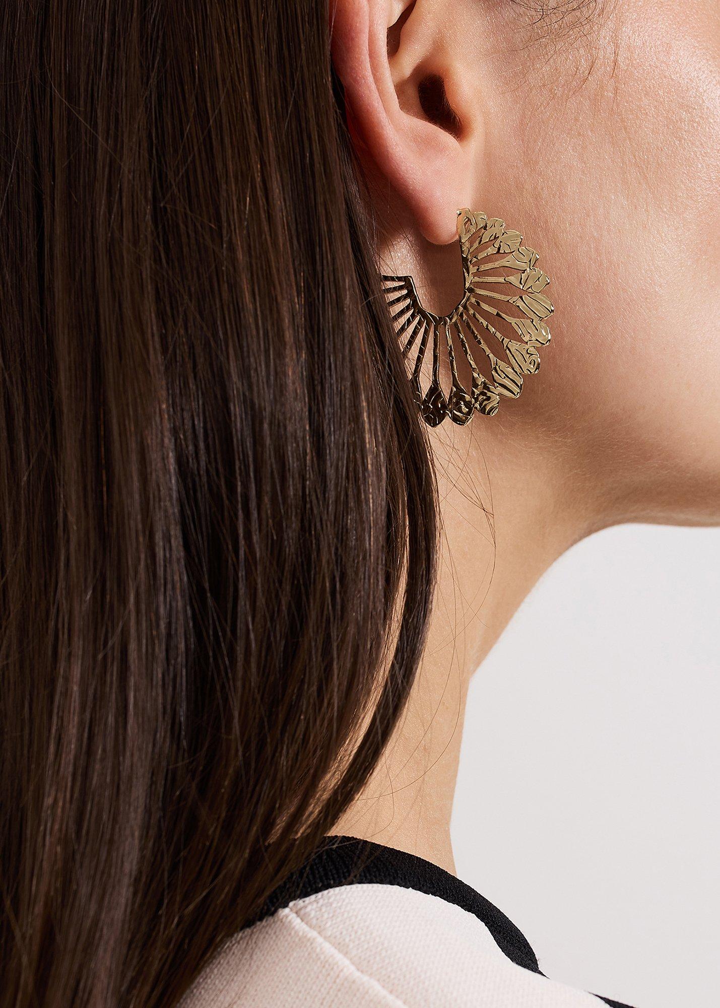 ${product-id}-Sunray Hoop Earrings-Gold-${view-type}