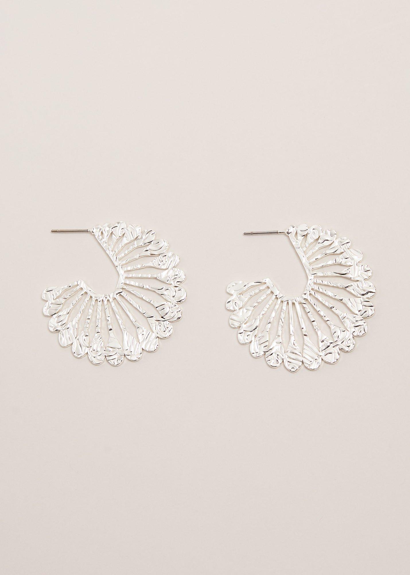 Sunray Hoop Earrings