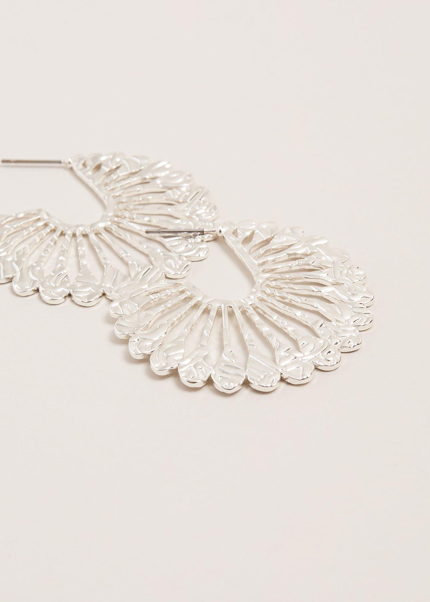 Sunray Hoop Earrings