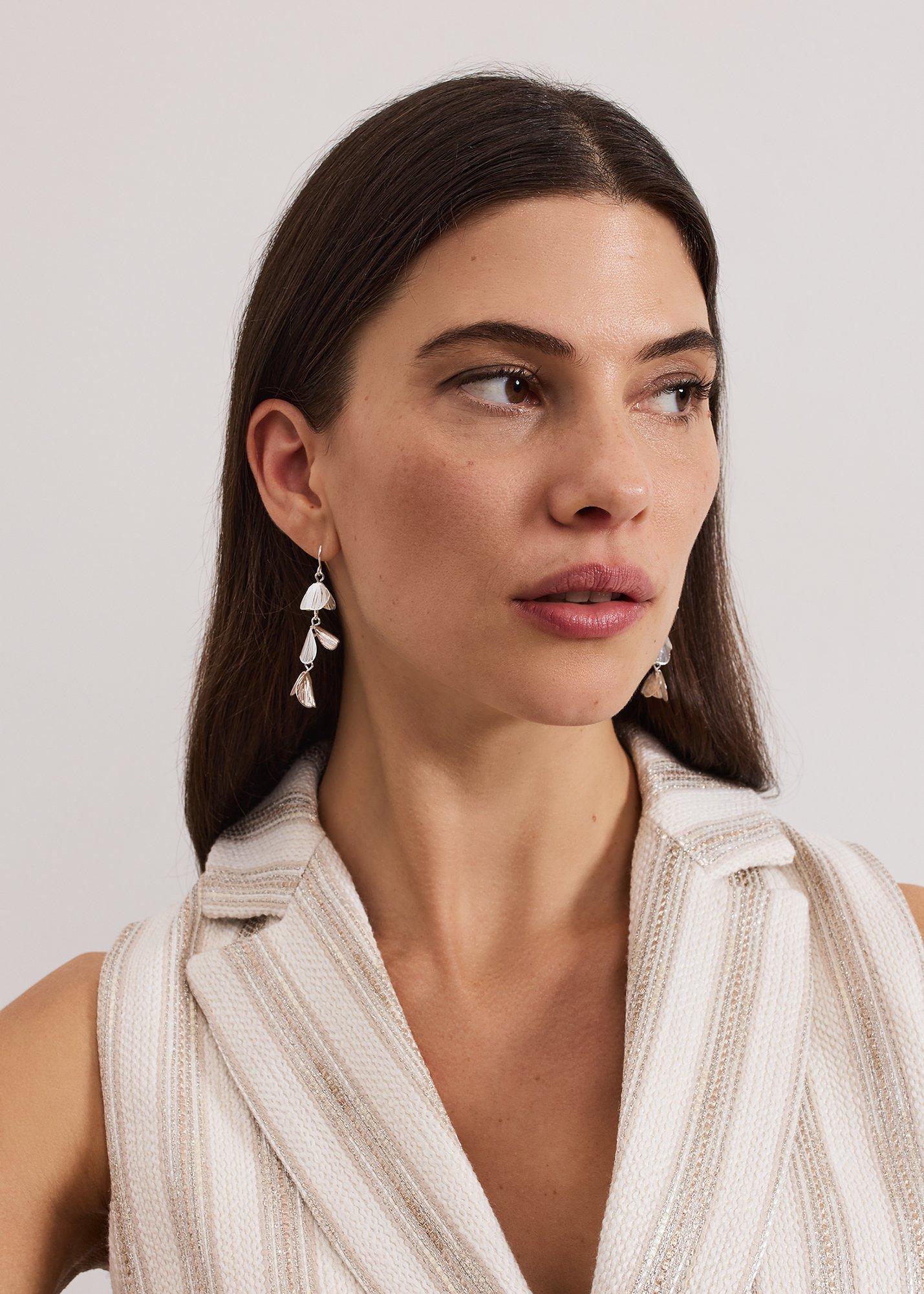 ${product-id}-Petal Drop Earrings-Silver-${view-type}