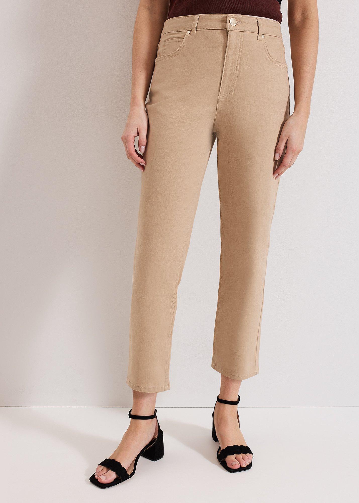 Lindsey Cropped Straight Leg Jean