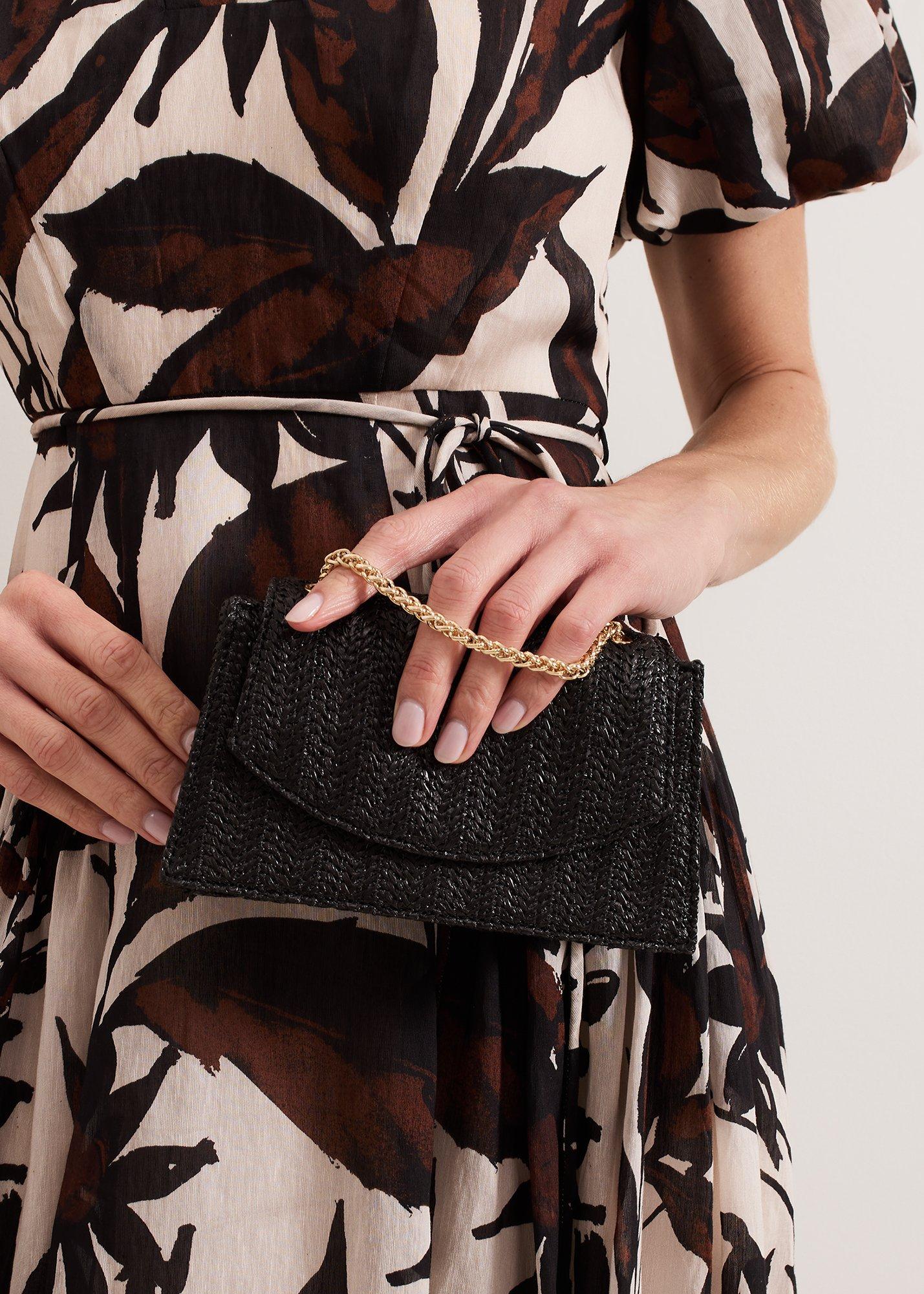 ${product-id}-Raffia Clutch Bag-Black-${view-type}