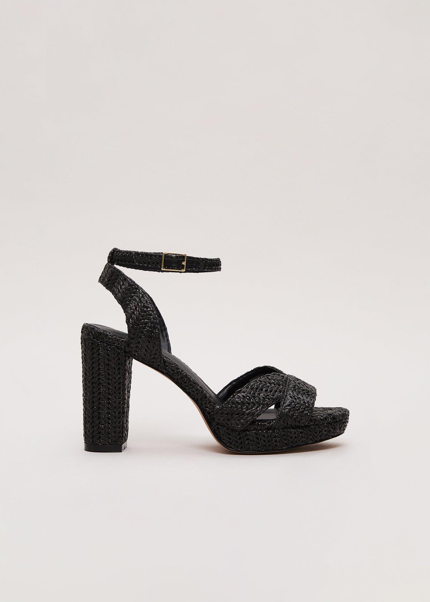 Raffia Platform Sandal