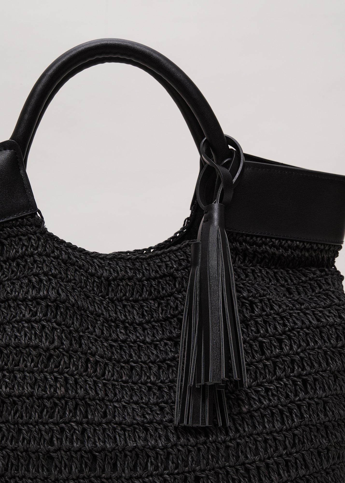 ${product-id}-Straw Shopper Bag-Black-${view-type}