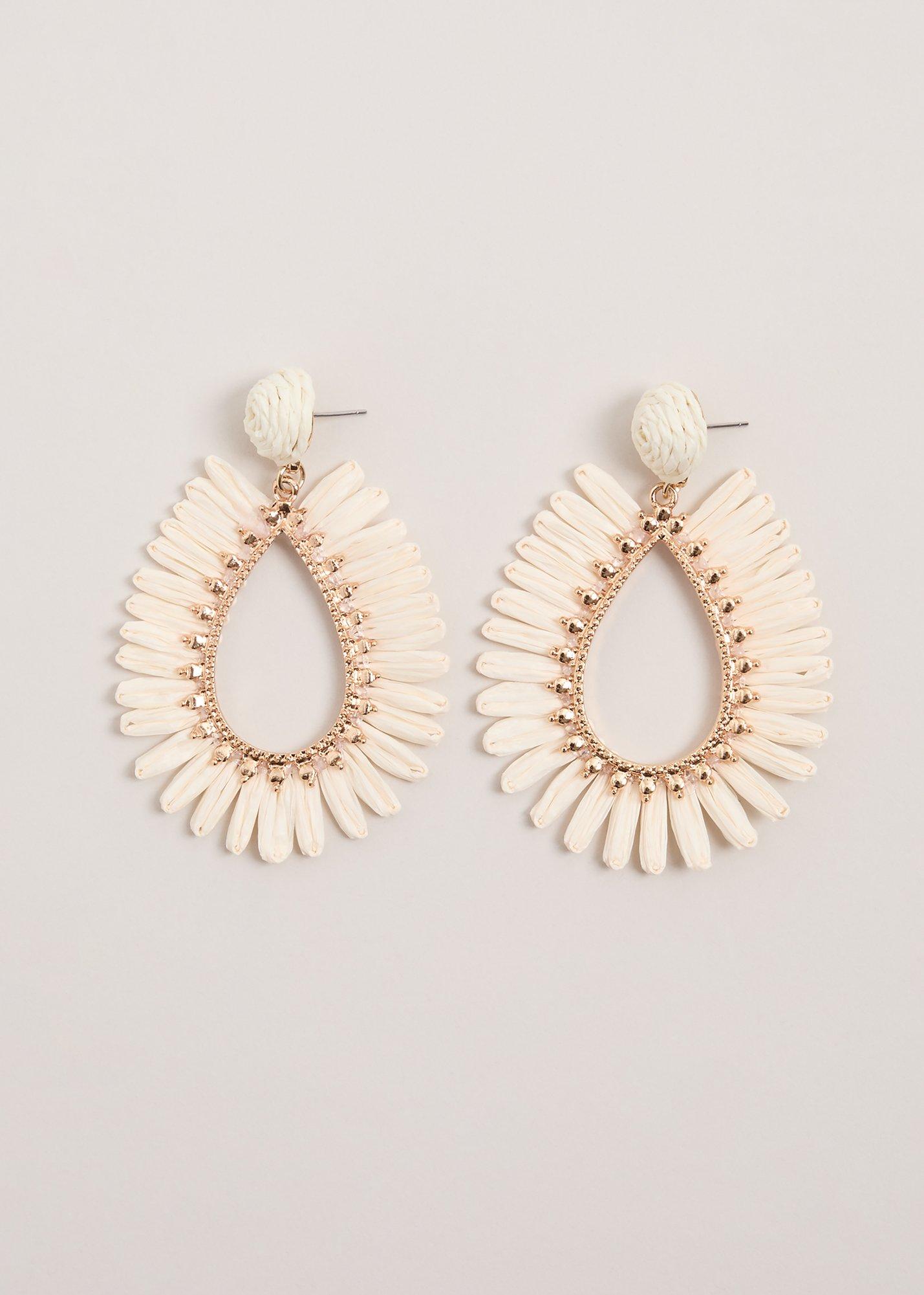 Raffia Earrings