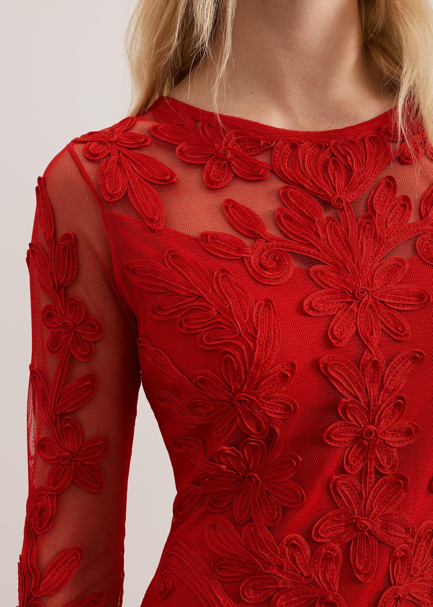 ${product-id}-Navida Midi Dress-Red-${view-type}