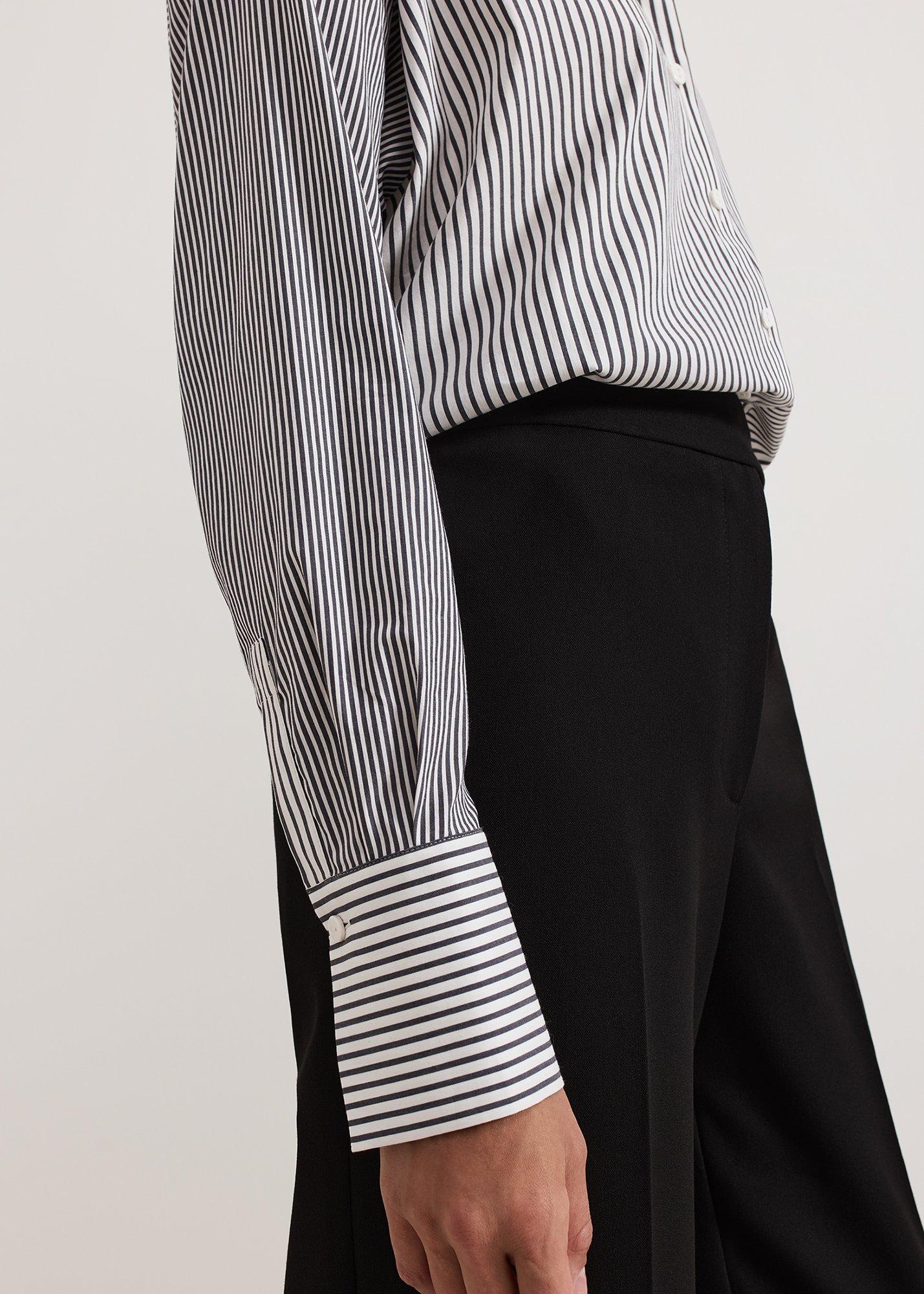 ${product-id}-Mixed Stripe Shirt-Black/Ivory-${view-type}