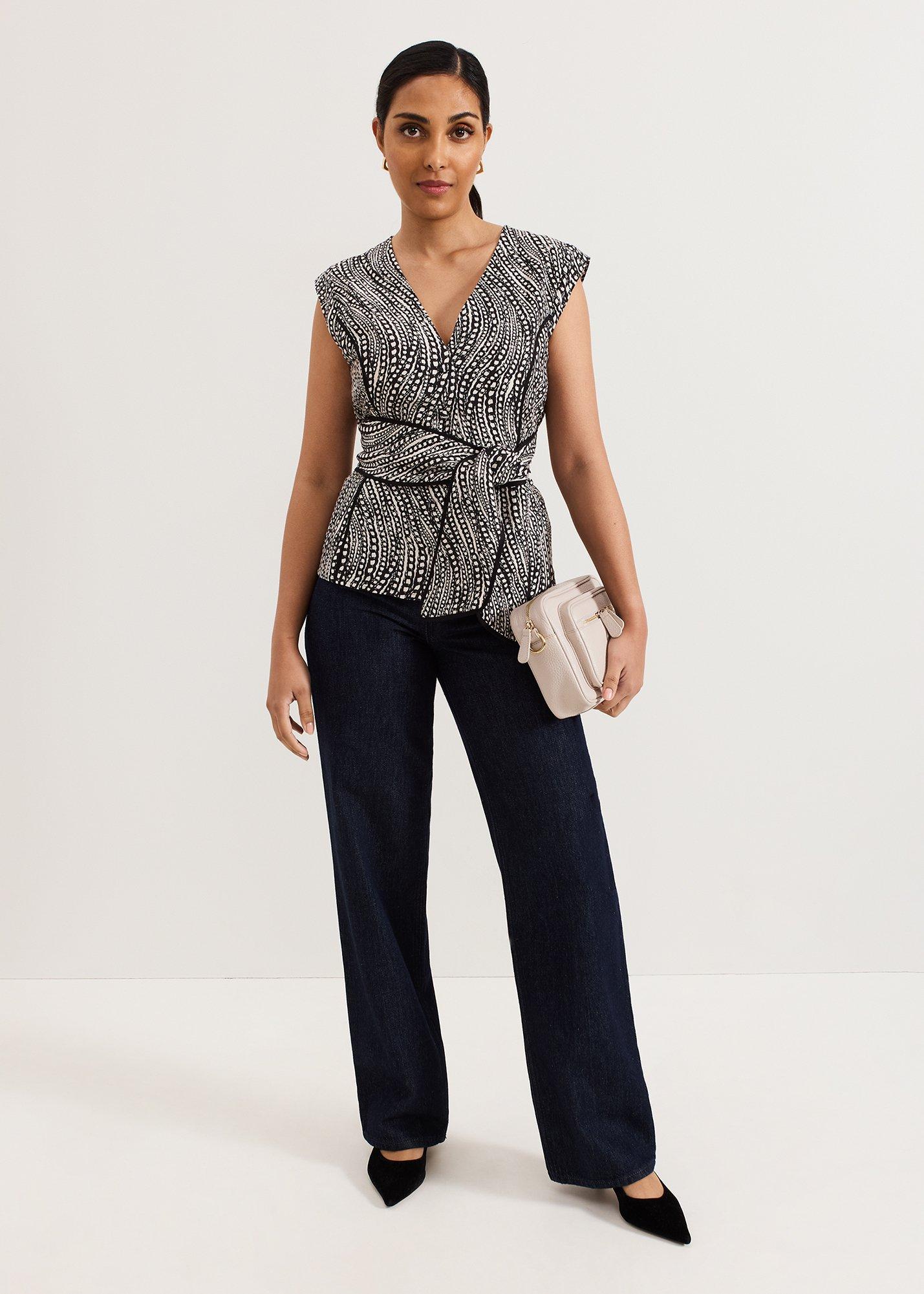 ${product-id}-Petite Mariana Top-Black/Ivory-${view-type}