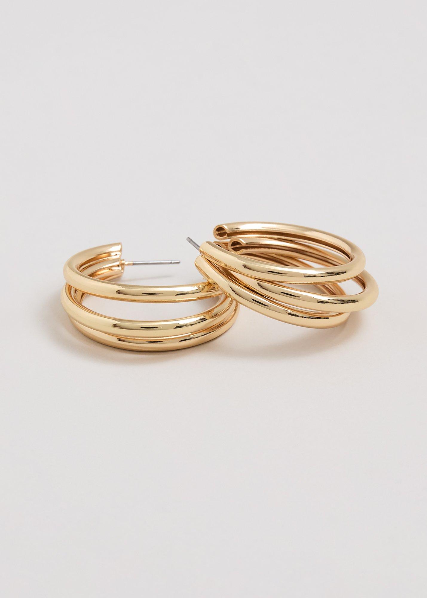 Triple Hoop Earrings