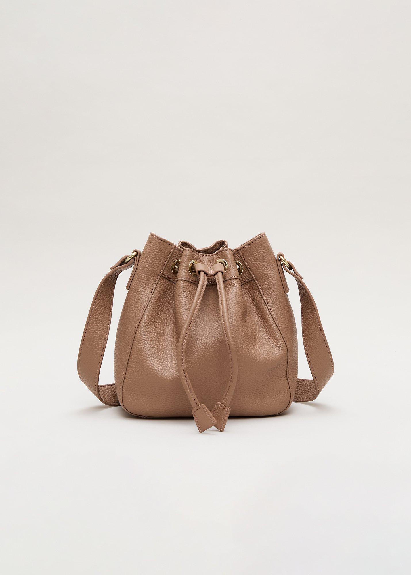 Leather Bucket Bag